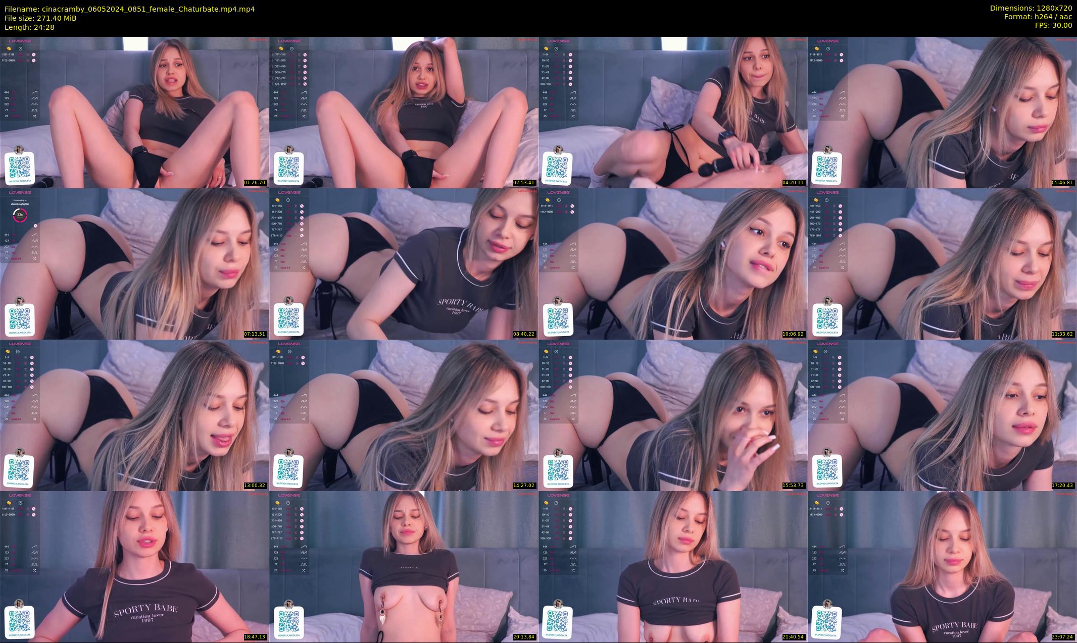 cinacramby — 25 minute Chaturbate female cam show recording, 720p, May 6, 2024