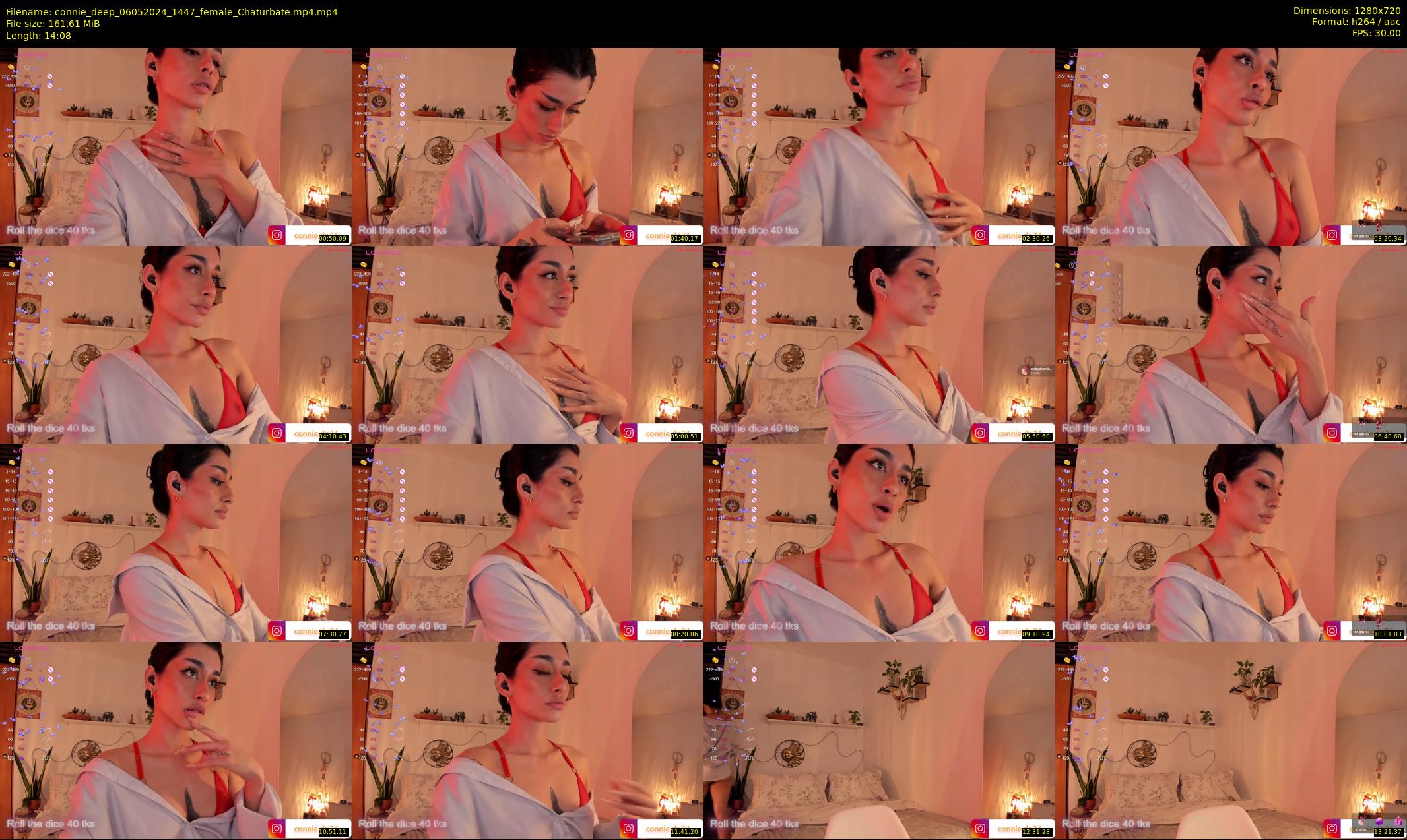 connie_deep — 15 minute Chaturbate female cam show recording, 720p, May 6, 2024