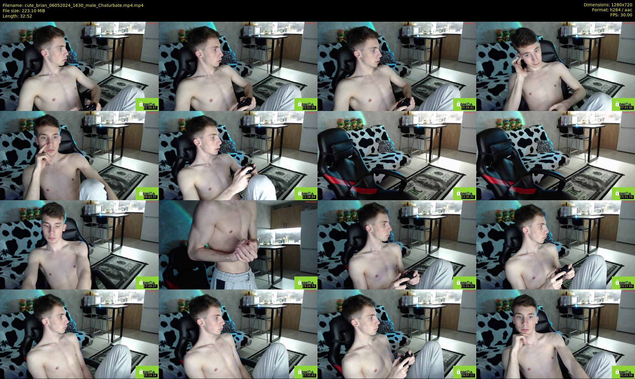cute_brian — 33 minute Chaturbate male cam show recording, 720p, May 6, 2024