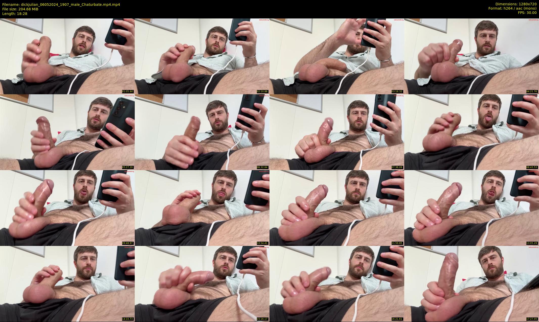 dickjulian — 19 minute Chaturbate male cam show recording, 720p, May 6, 2024