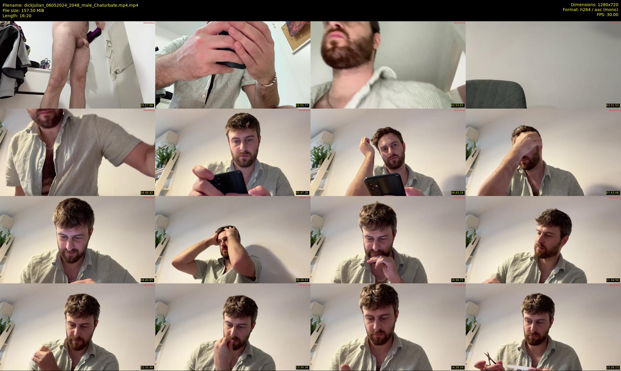 dickjulian — 17 minute Chaturbate male cam show recording, 720p, May 6, 2024