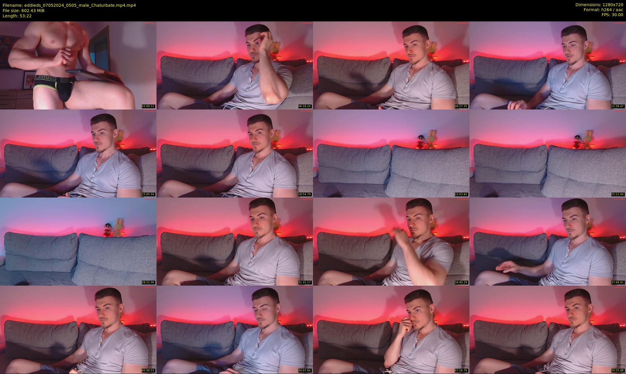 eddieds — 54 minute Chaturbate male cam show recording, 720p, May 7, 2024