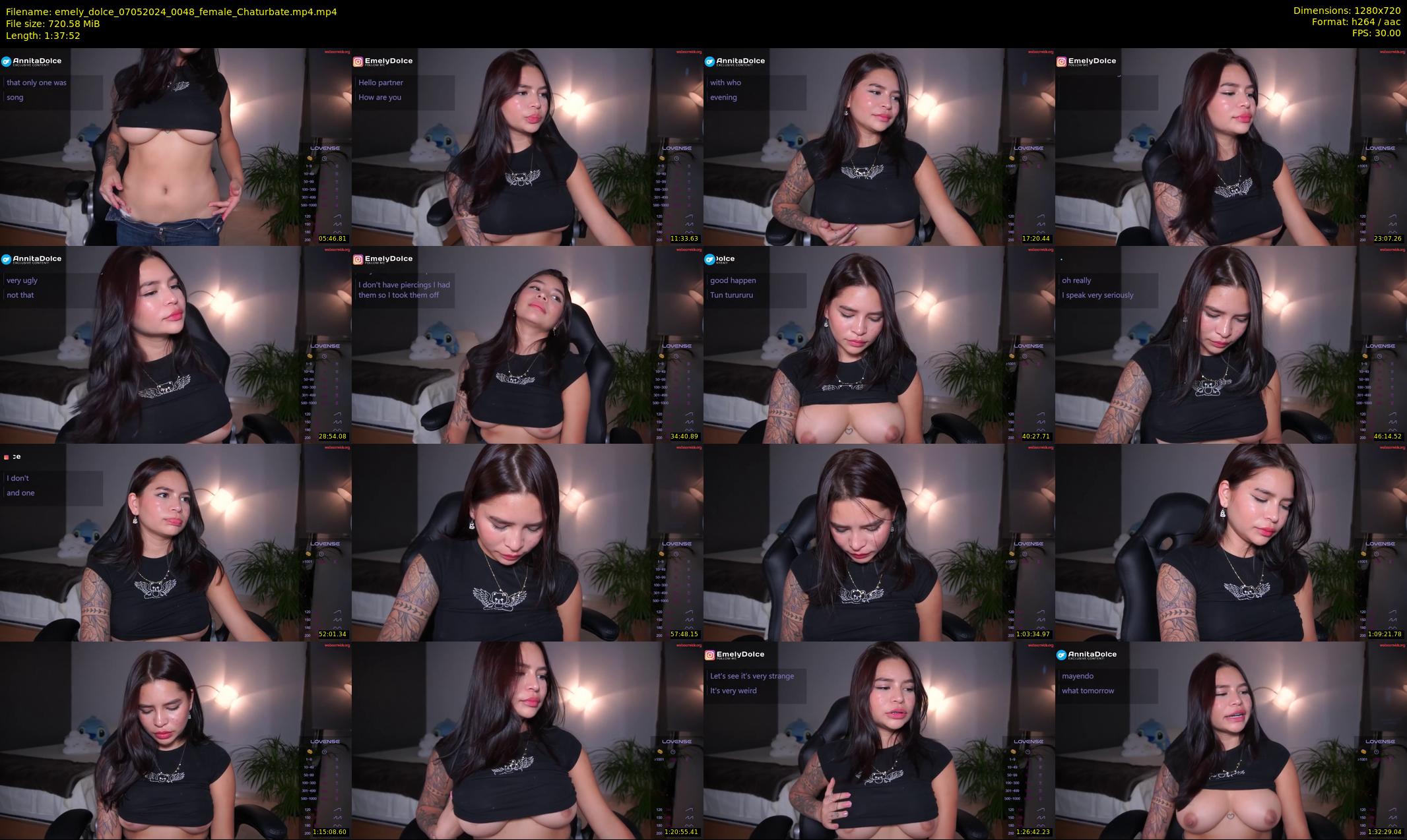 emely_dolce — 98 minute Chaturbate female cam show recording, 720p, May 7, 2024
