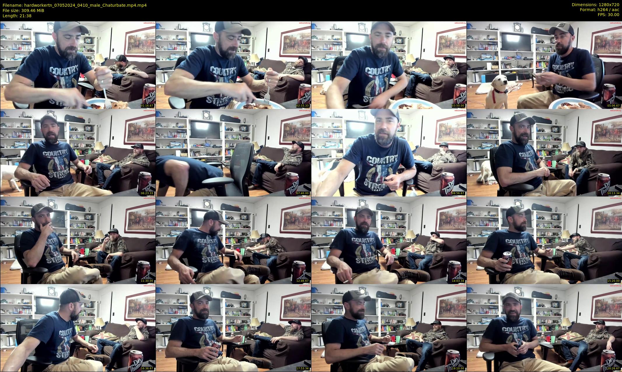 hardworkertn — 22 minute Chaturbate male cam show recording, 720p, May 7, 2024