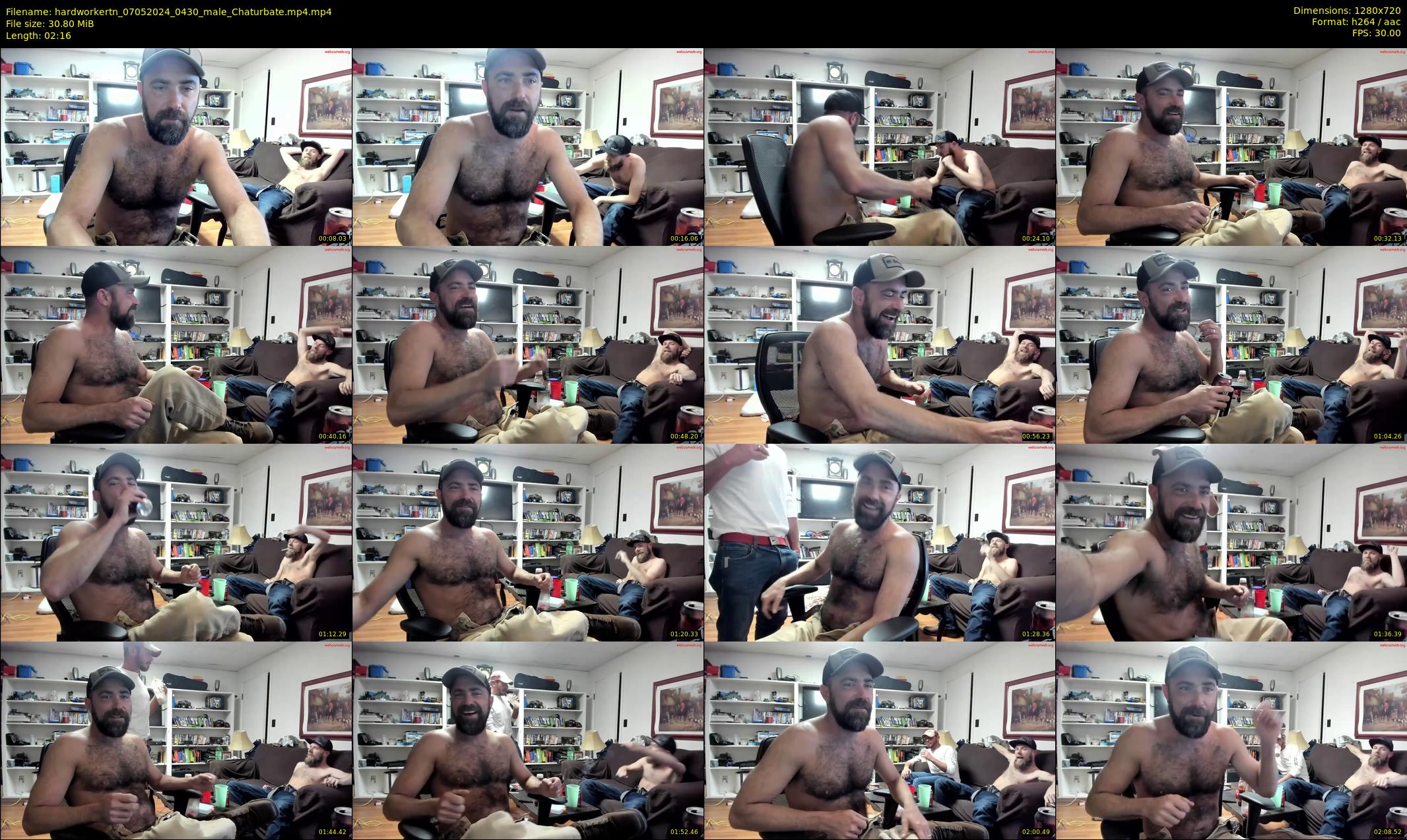 hardworkertn — 3 minute Chaturbate male cam show recording, 720p, May 7, 2024