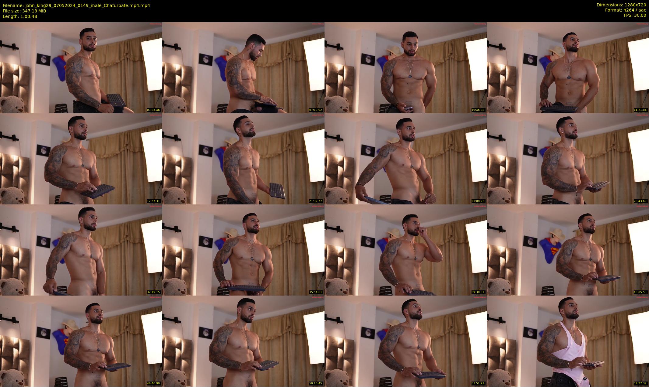 john_king29 — 61 minute Chaturbate male cam show recording, 720p, May 7, 2024
