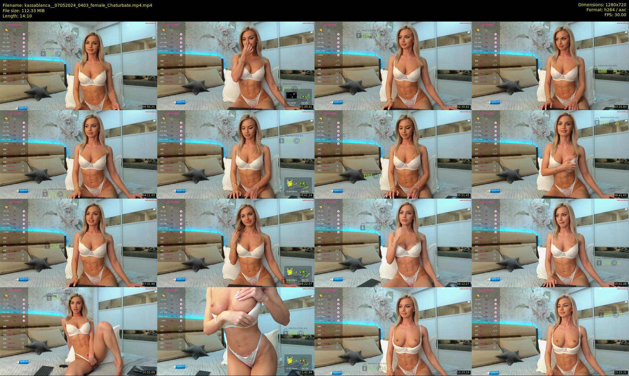 kassablanca_ — 15 minute Chaturbate female cam show recording, 720p, May 7, 2024
