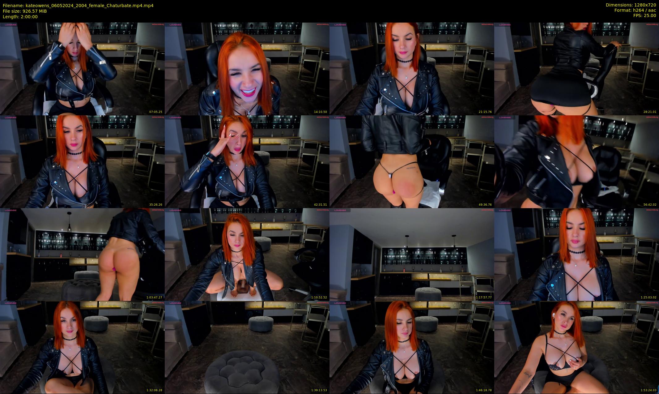 kateowens — 120 minute Chaturbate female cam show recording, 720p, May 6, 2024