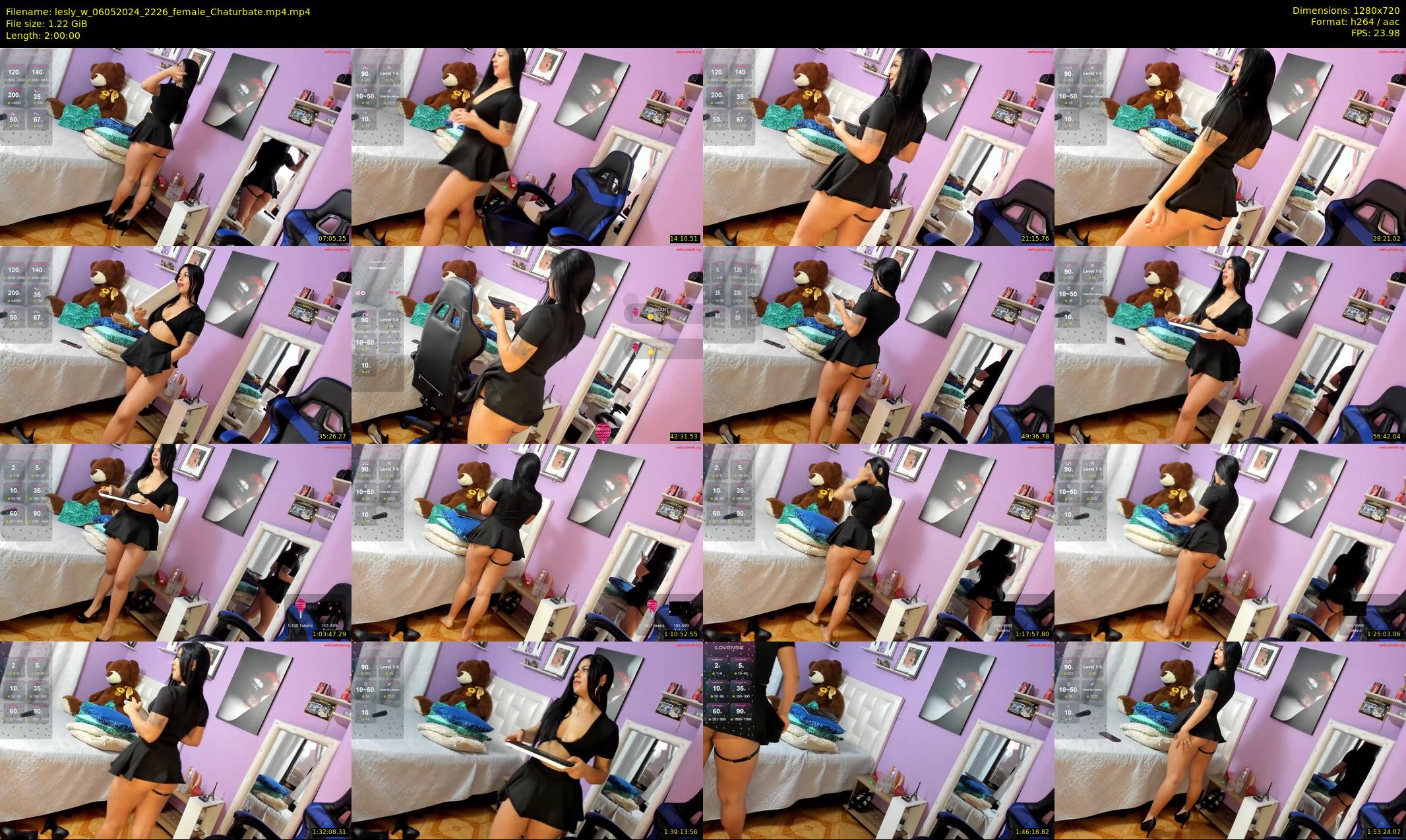 lesly_w — 120 minute Chaturbate female cam show recording, 720p, May 6, 2024