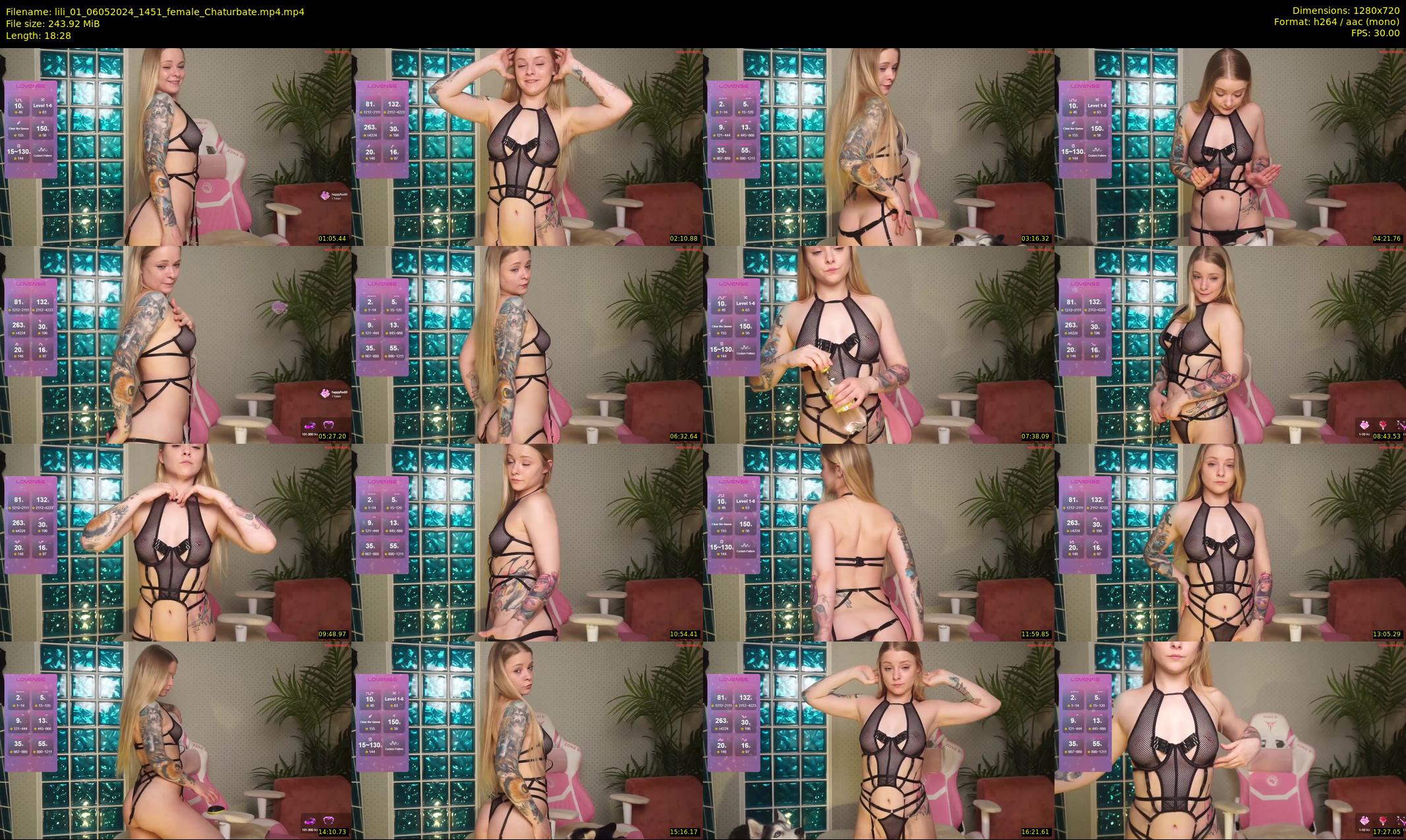 lili_01 — 19 minute Chaturbate female cam show recording, 720p, May 6, 2024