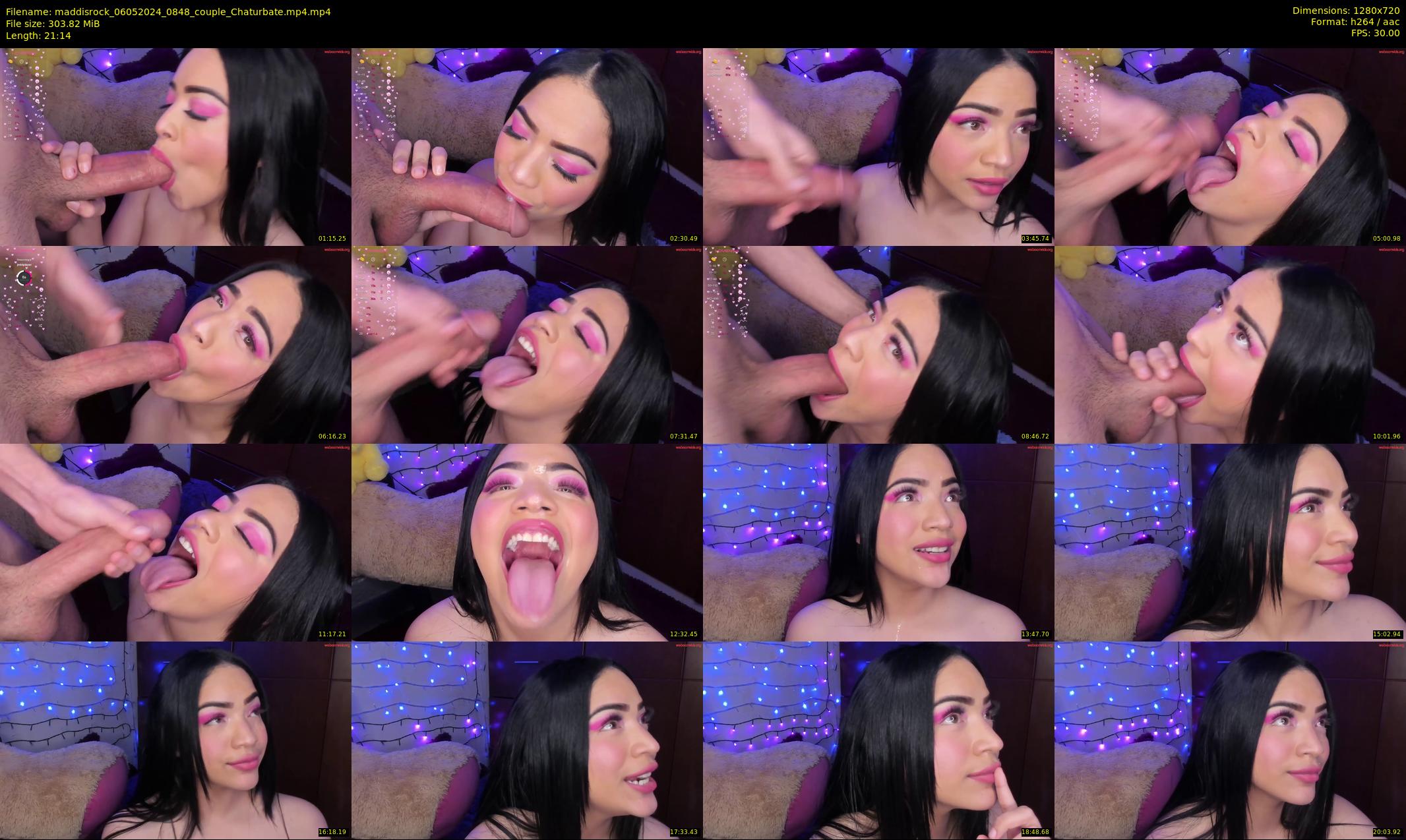 maddisrock — 22 minute Chaturbate couple cam show recording, 720p, May 6, 2024