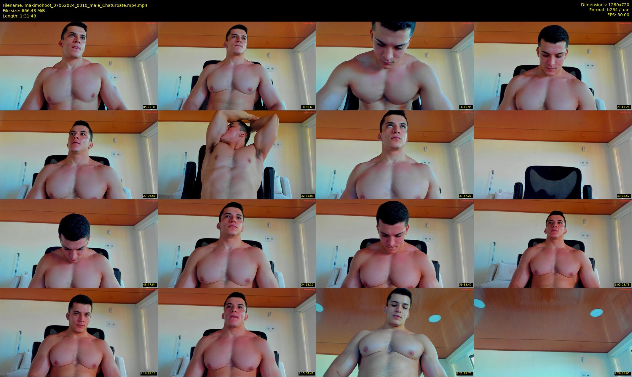 maximohoot — 92 minute Chaturbate male cam show recording, 720p, May 7, 2024