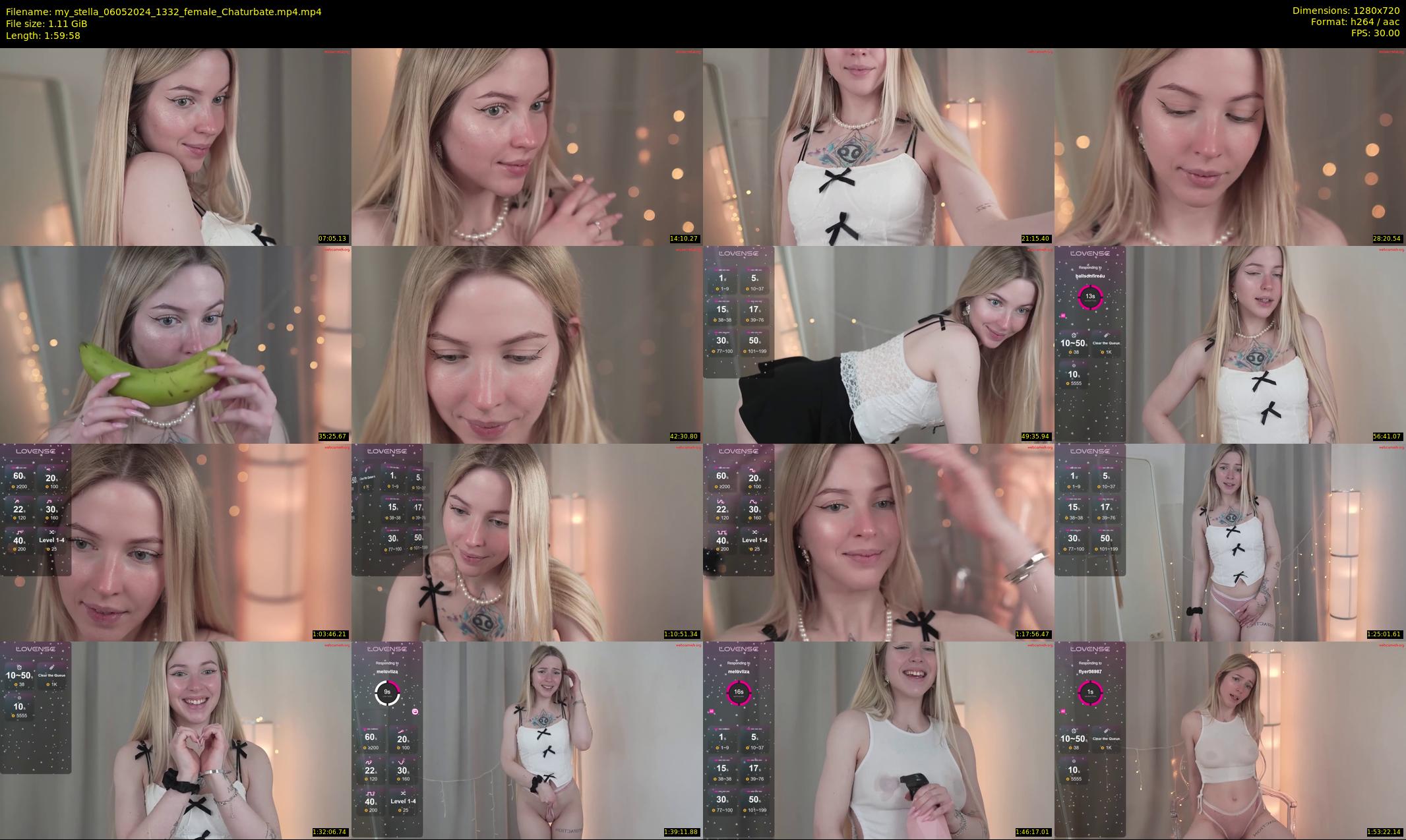 my_stella — 120 minute Chaturbate female cam show recording, 720p, May 6, 2024