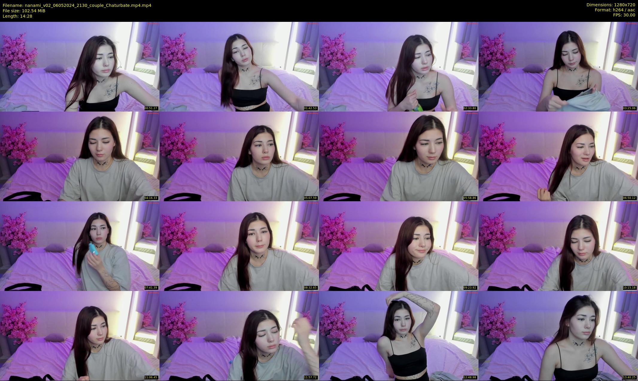 nanami_v02 — 15 minute Chaturbate couple cam show recording, 720p, May 6, 2024