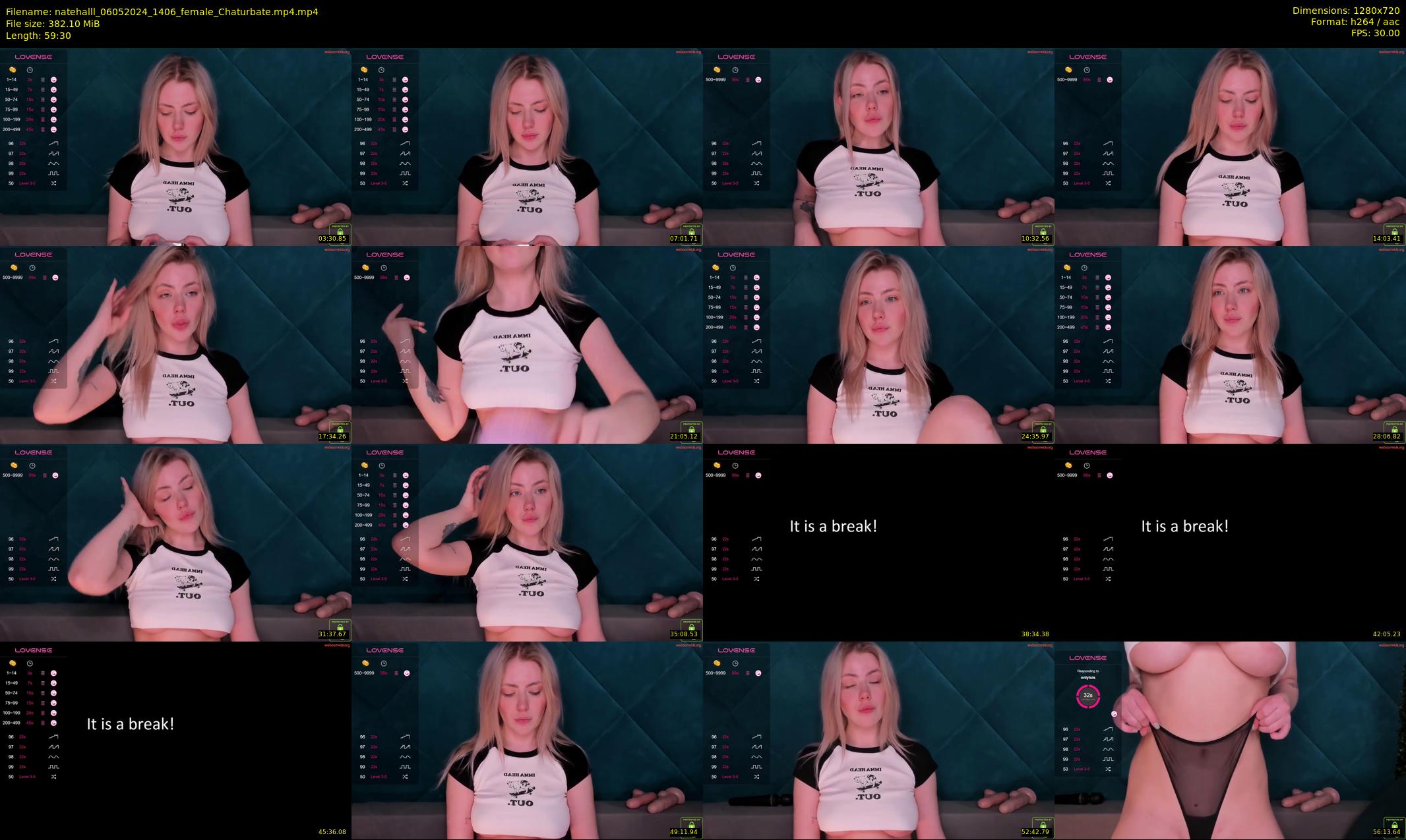natehalll — 60 minute Chaturbate female cam show recording, 720p, May 6, 2024