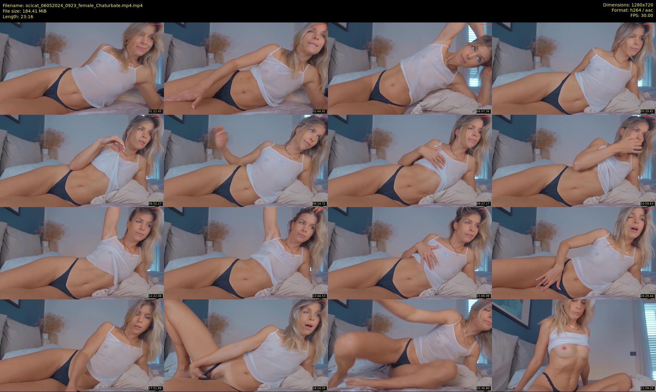 ocicat — 24 minute Chaturbate female cam show recording, 720p, May 6, 2024
