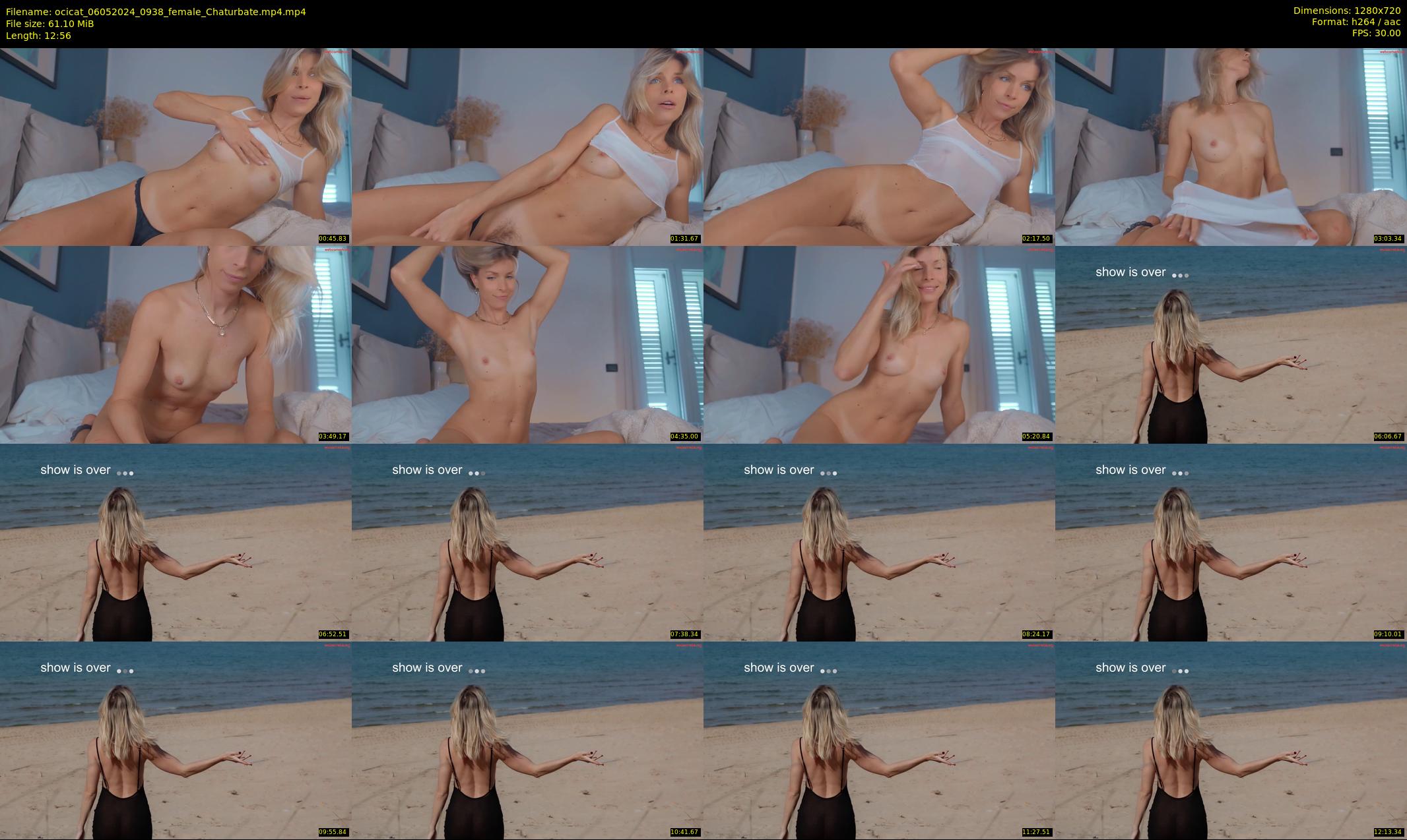 ocicat — 13 minute Chaturbate female cam show recording, 720p, May 6, 2024