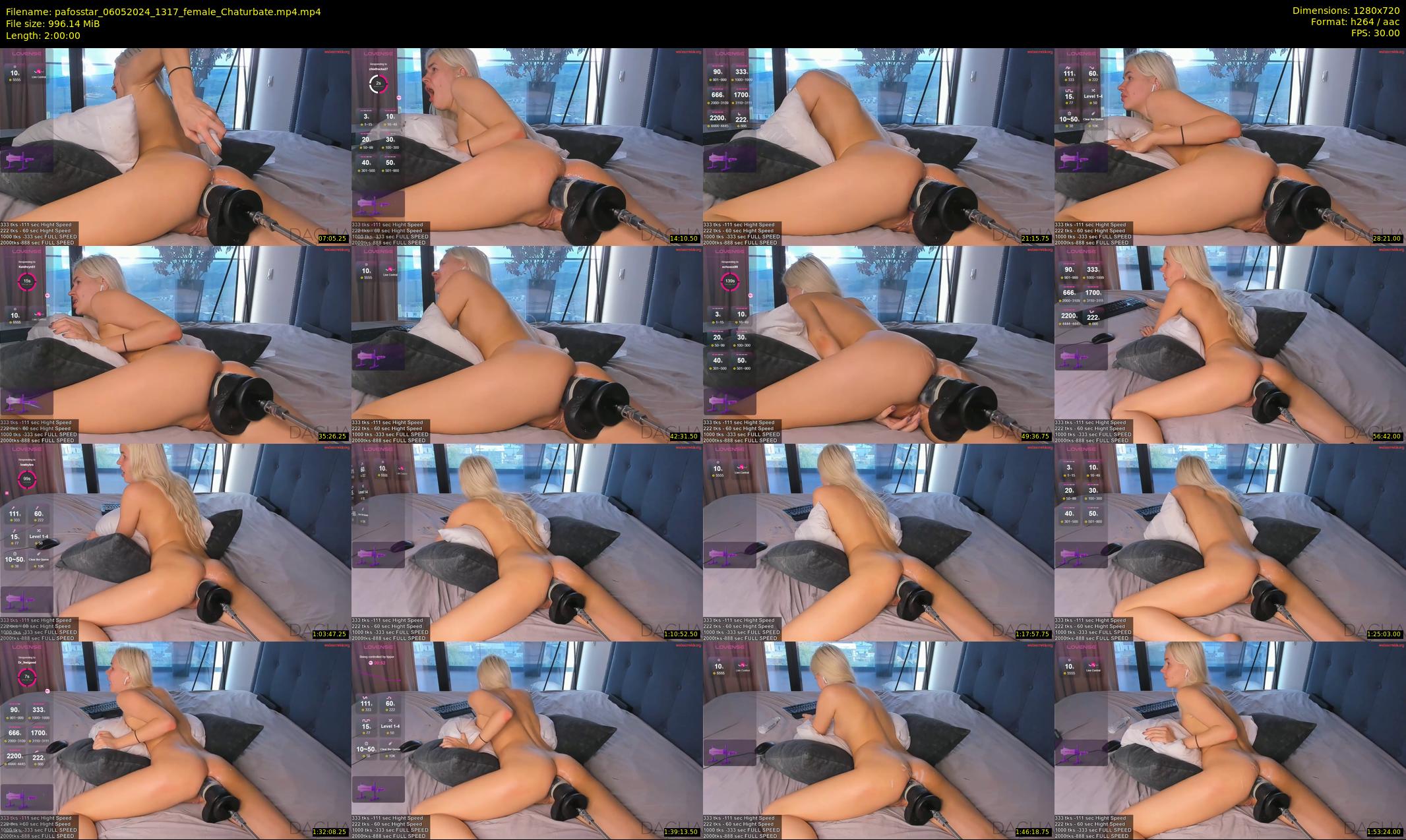 pafosstar — 120 minute Chaturbate female cam show recording, 720p, May 6, 2024