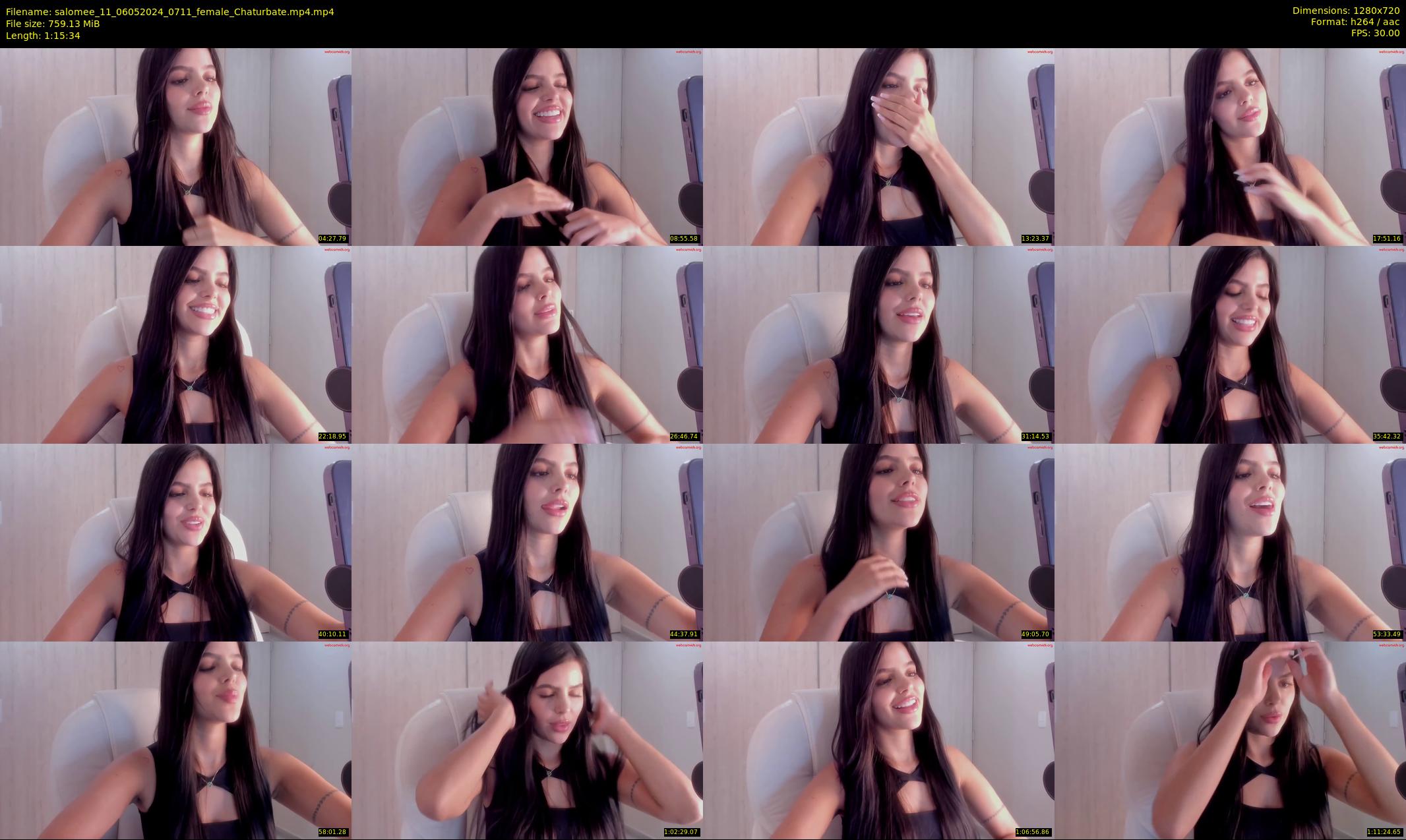 salomee_11 — 76 minute Chaturbate female cam show recording, 720p, May 6, 2024