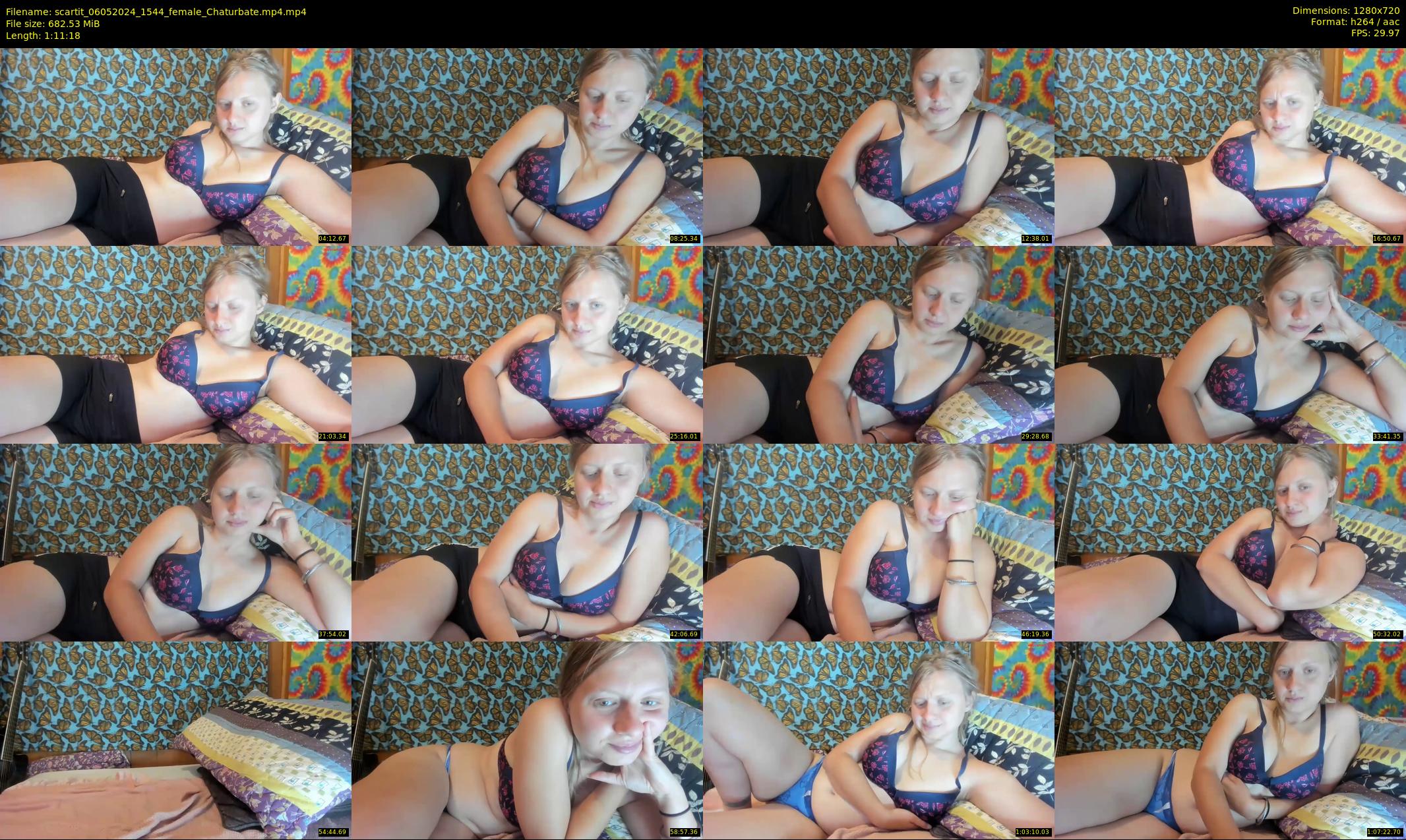 scartit — 72 minute Chaturbate female cam show recording, 720p, May 6, 2024