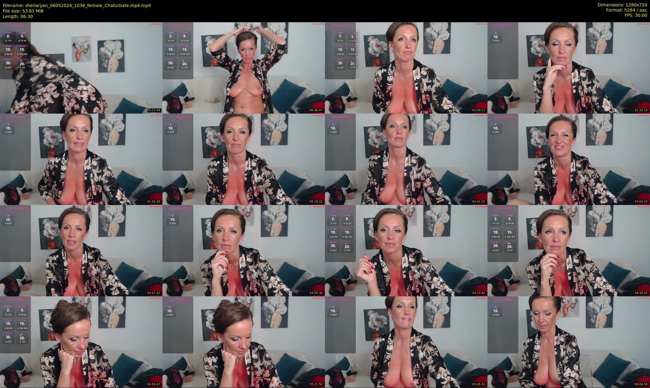 sheilaryan — 7 minute Chaturbate female cam show recording, 720p, May 6, 2024