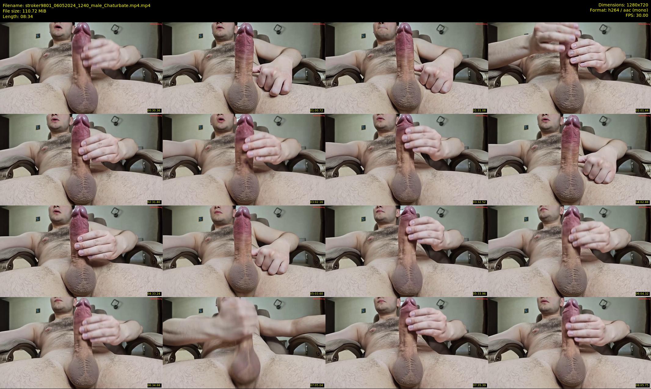 stroker9801 — 9 minute Chaturbate male cam show recording, 720p, May 6, 2024