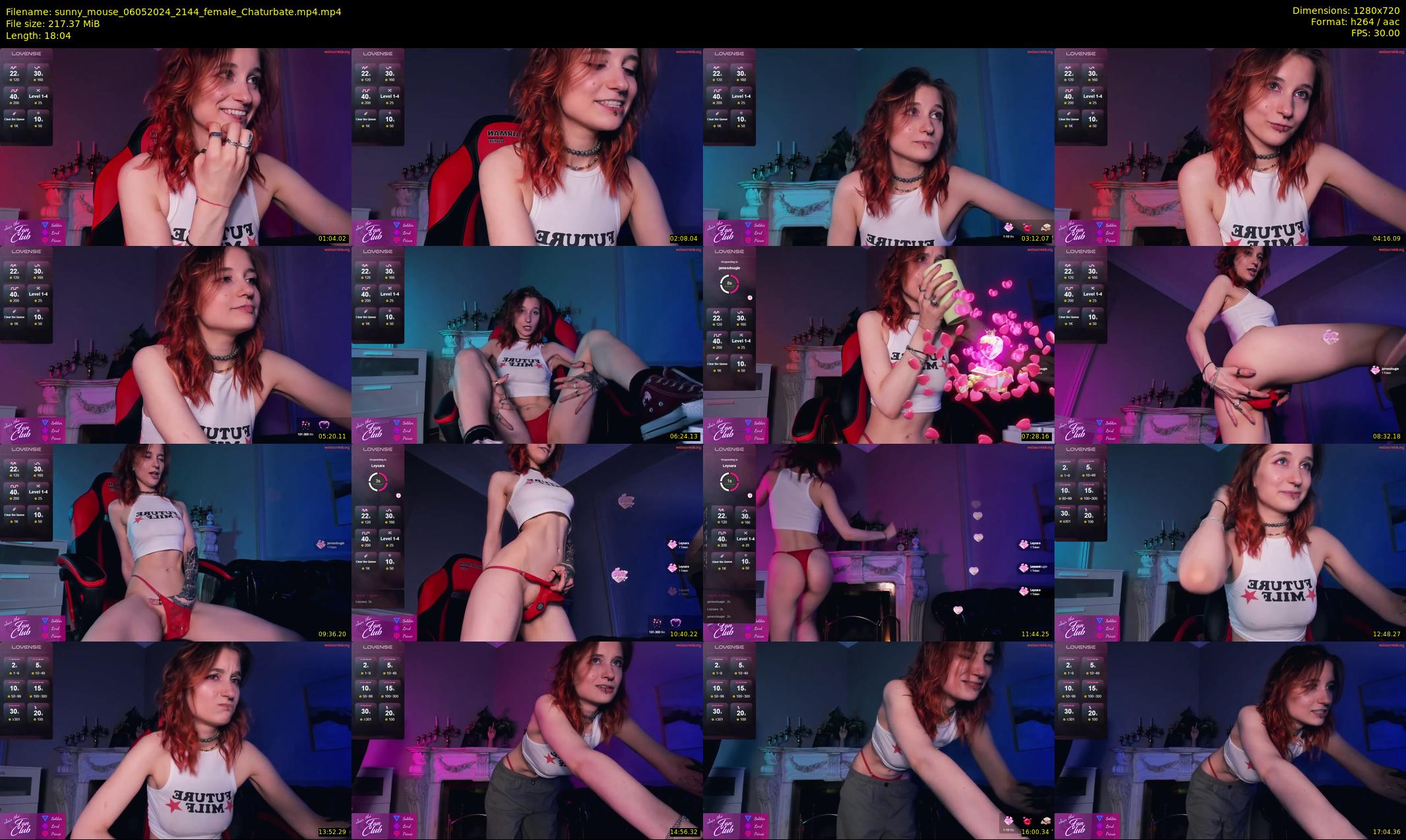 sunny_mouse — 19 minute Chaturbate female cam show recording, 720p, May 6, 2024