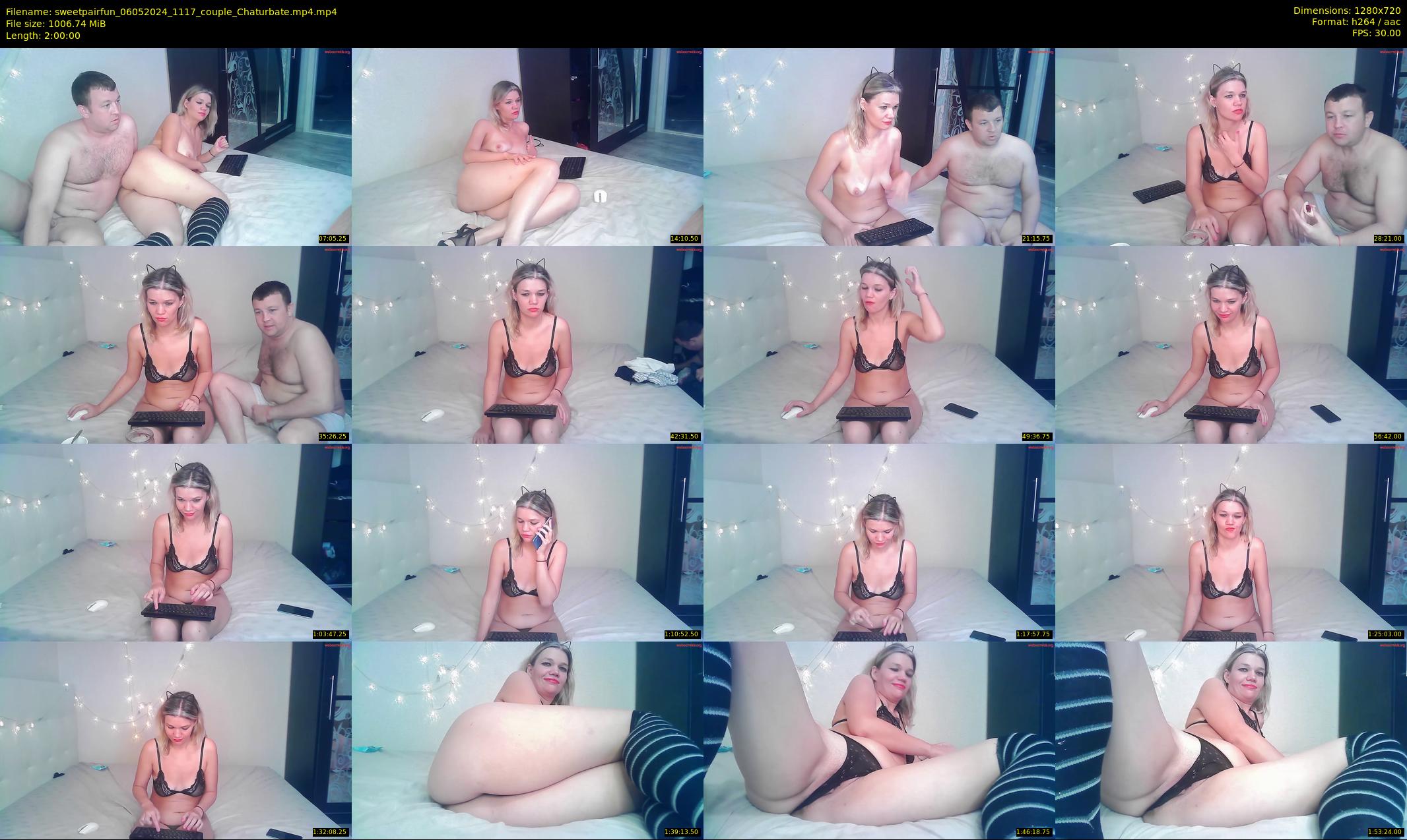 sweetpairfun — 120 minute Chaturbate couple cam show recording, 720p, May 6, 2024