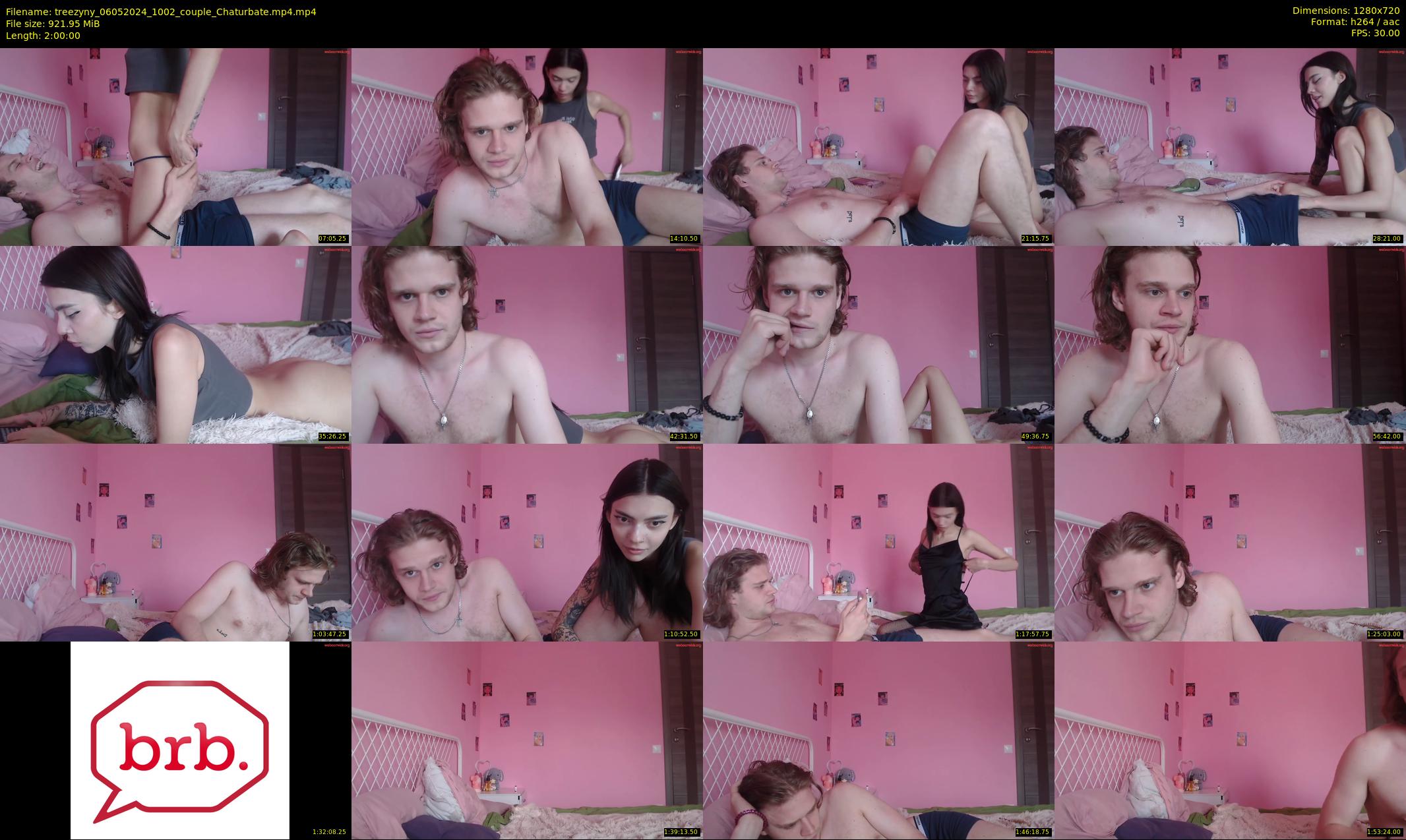 treezyny — 120 minute Chaturbate couple cam show recording, 720p, May 6, 2024