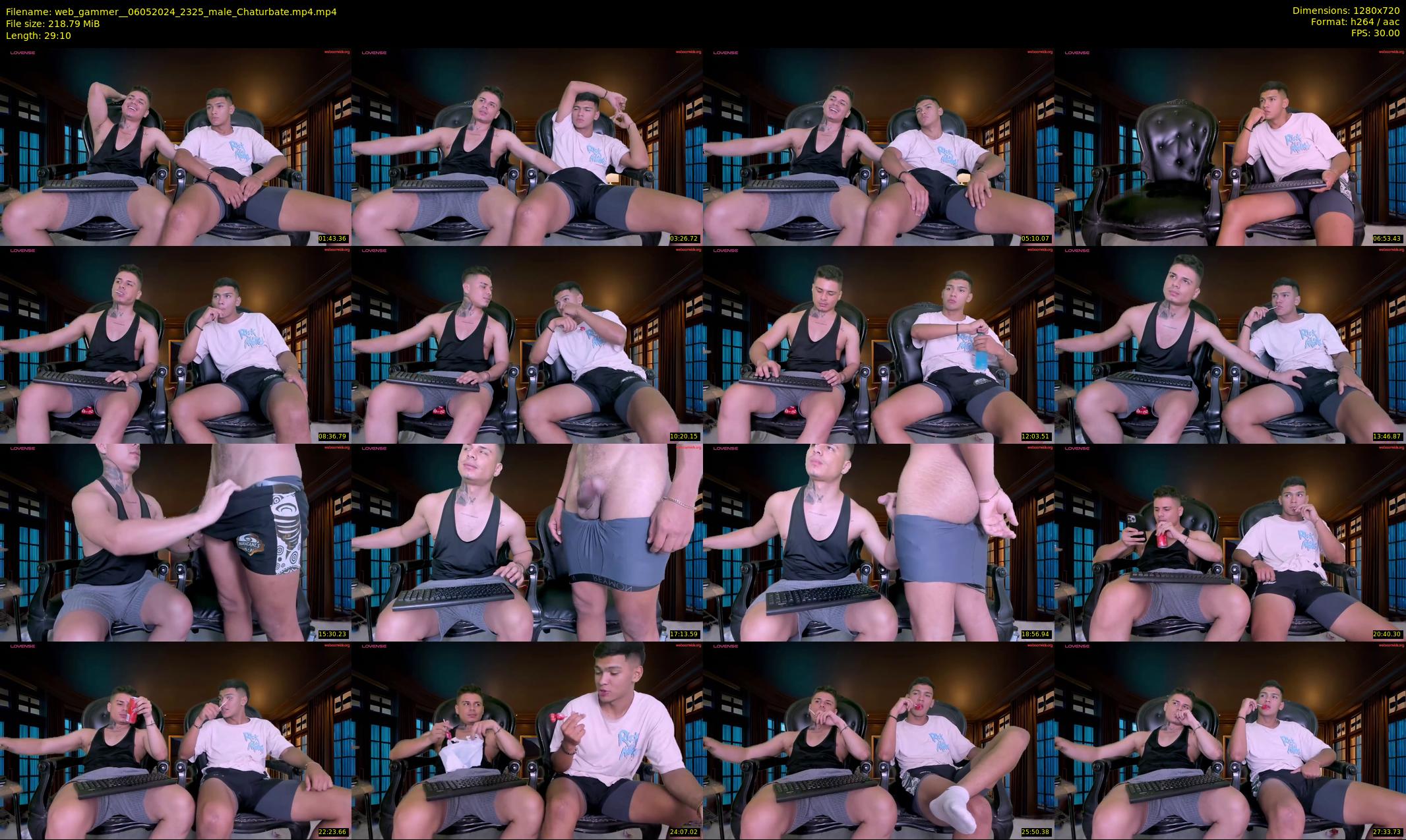 web_gammer_ — 30 minute Chaturbate male cam show recording, 720p, May 6, 2024