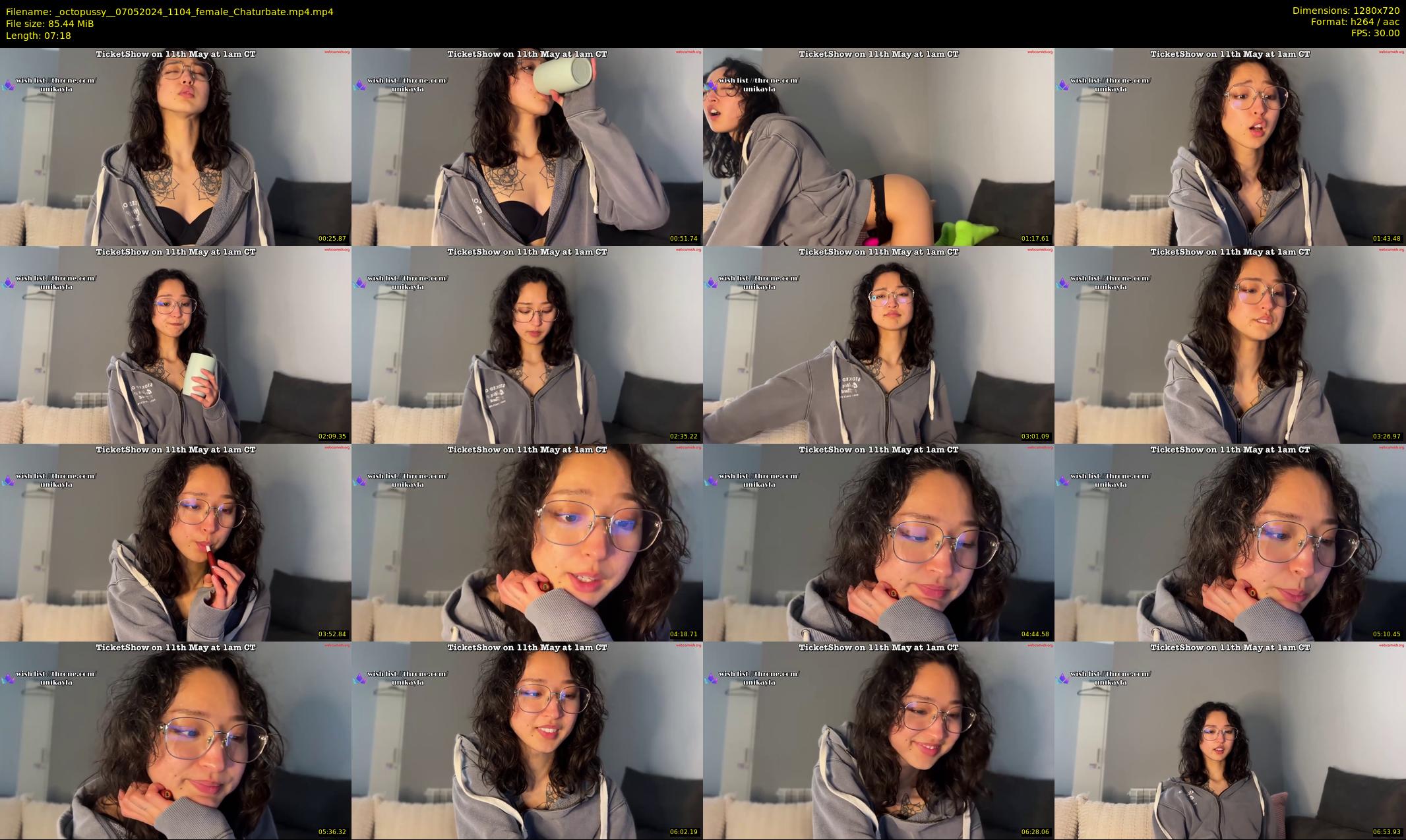 _octopussy_ — 8 minute Chaturbate female cam show recording, 720p, May 7, 2024