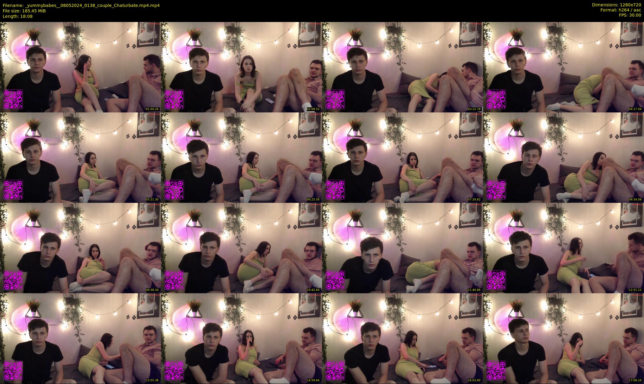 _yummybabes_ — 19 minute Chaturbate couple cam show recording, 720p, May 8, 2024