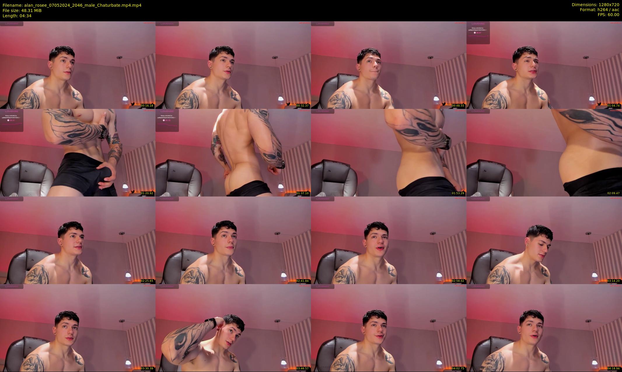 alan_rosee — 5 minute Chaturbate male cam show recording, 720p, May 7, 2024