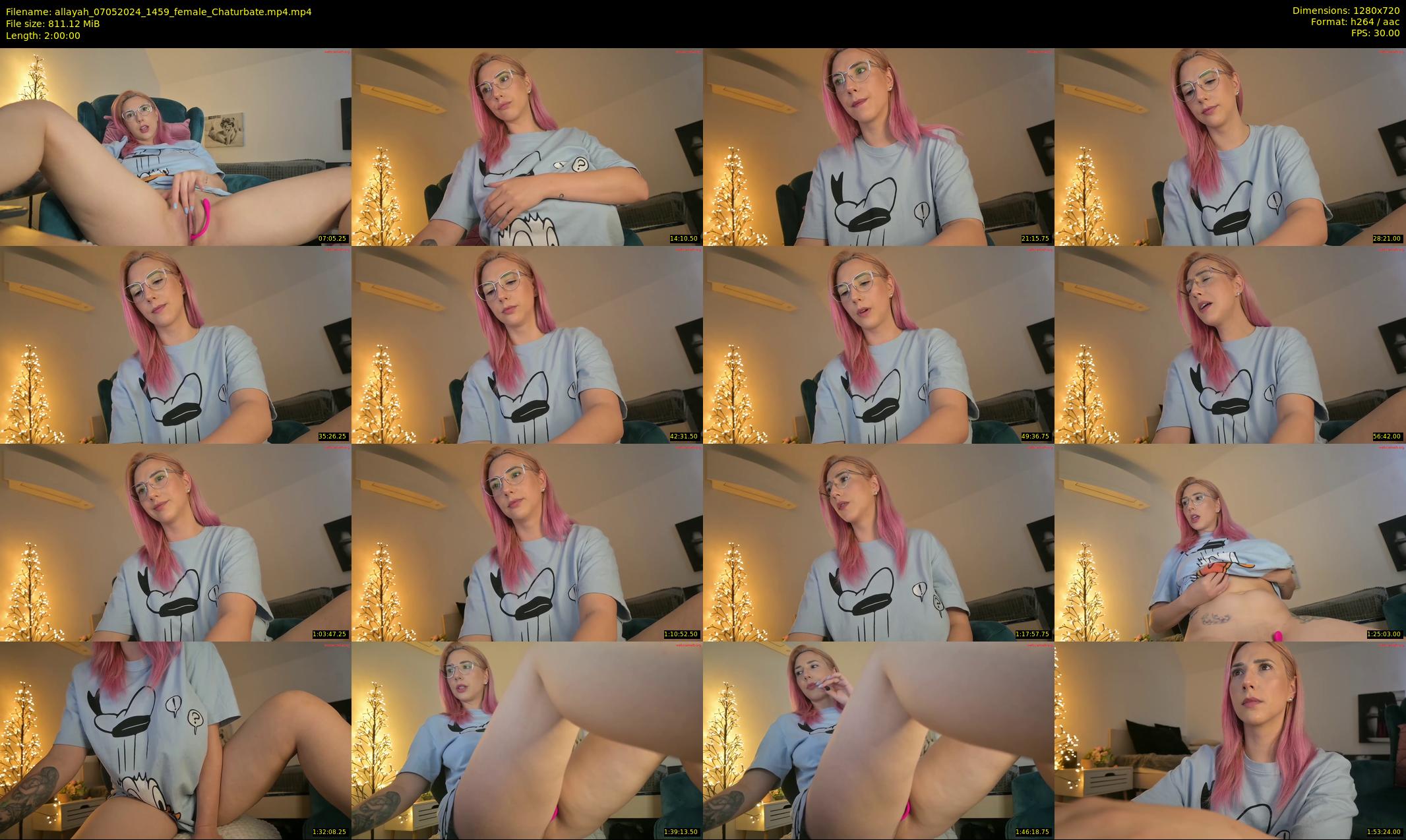 allayah — 120 minute Chaturbate female cam show recording, 720p, May 7, 2024