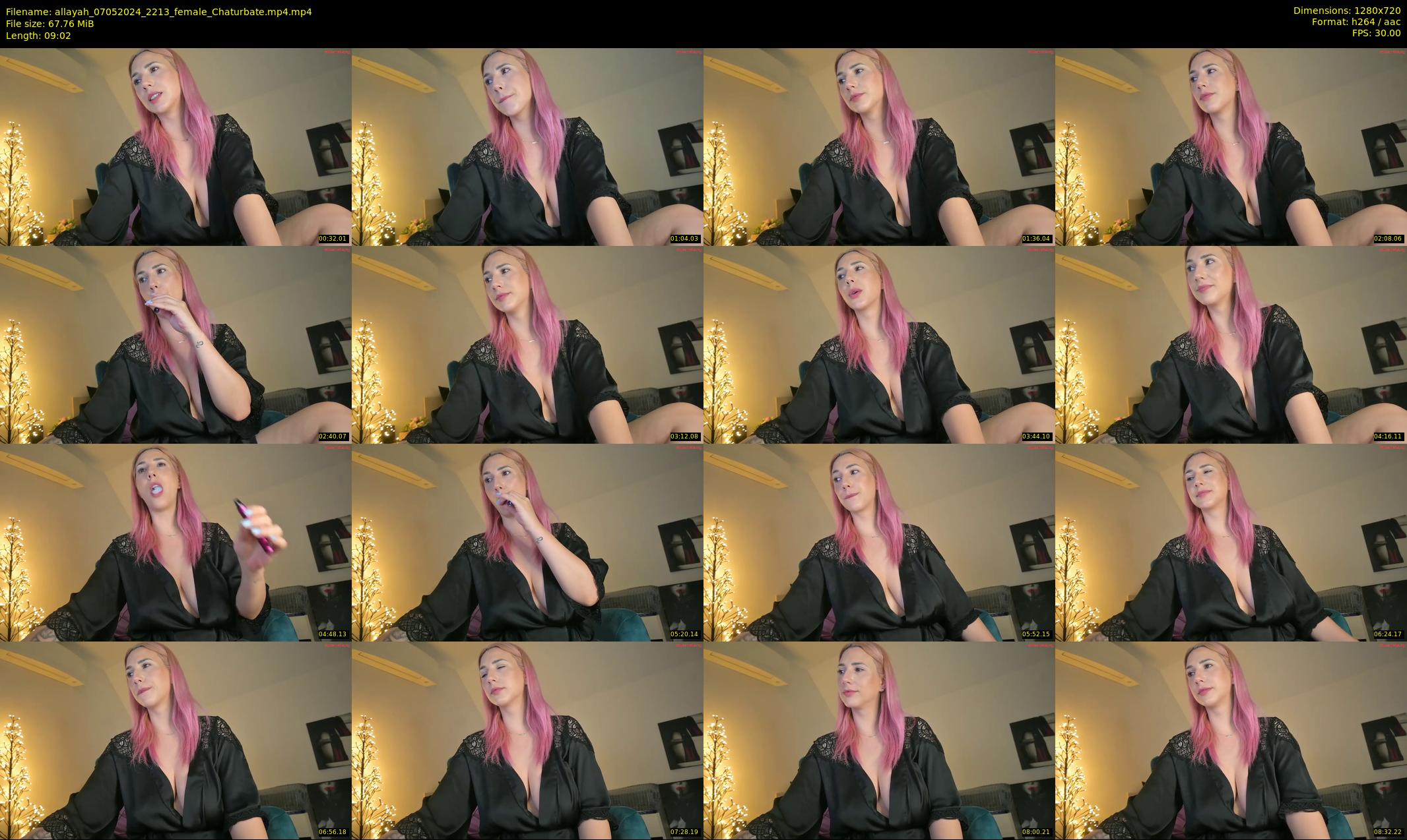 allayah — 10 minute Chaturbate female cam show recording, 720p, May 7, 2024