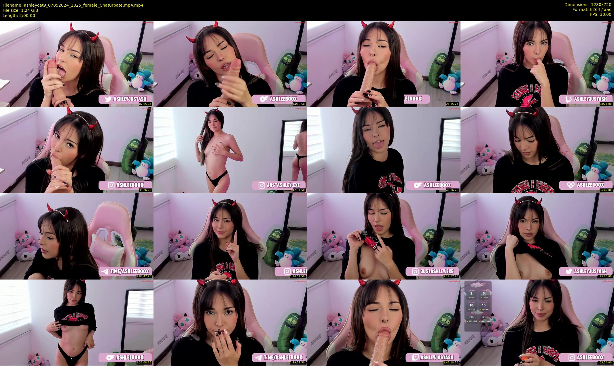 ashleycat9 — 120 minute Chaturbate female cam show recording, 720p, May 7, 2024