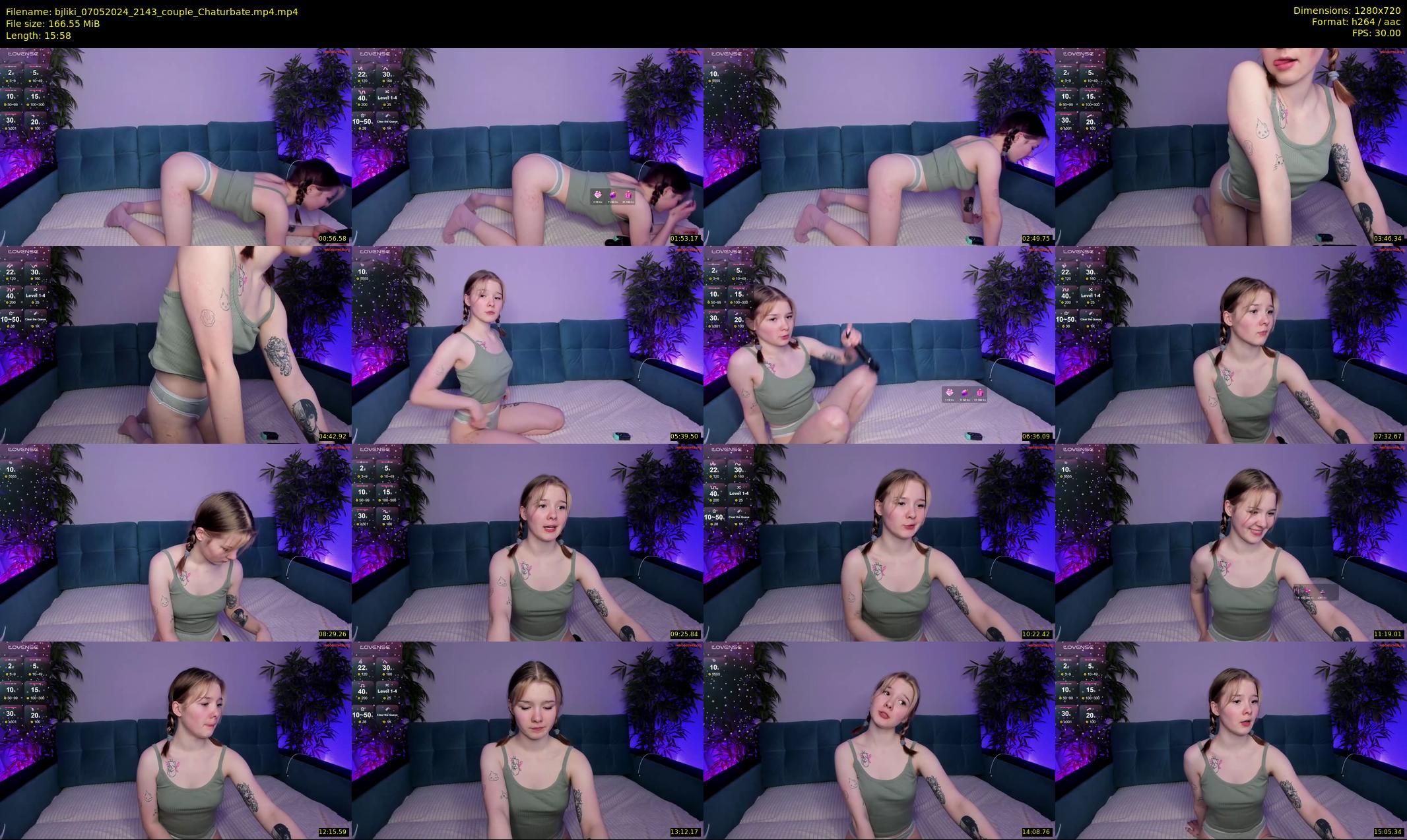 bjliki — 16 minute Chaturbate couple cam show recording, 720p, May 7, 2024