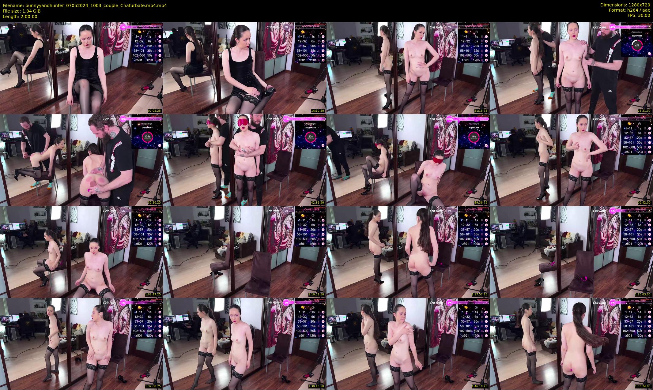 bunnyyandhunter — 120 minute Chaturbate couple cam show recording, 720p, May 7, 2024