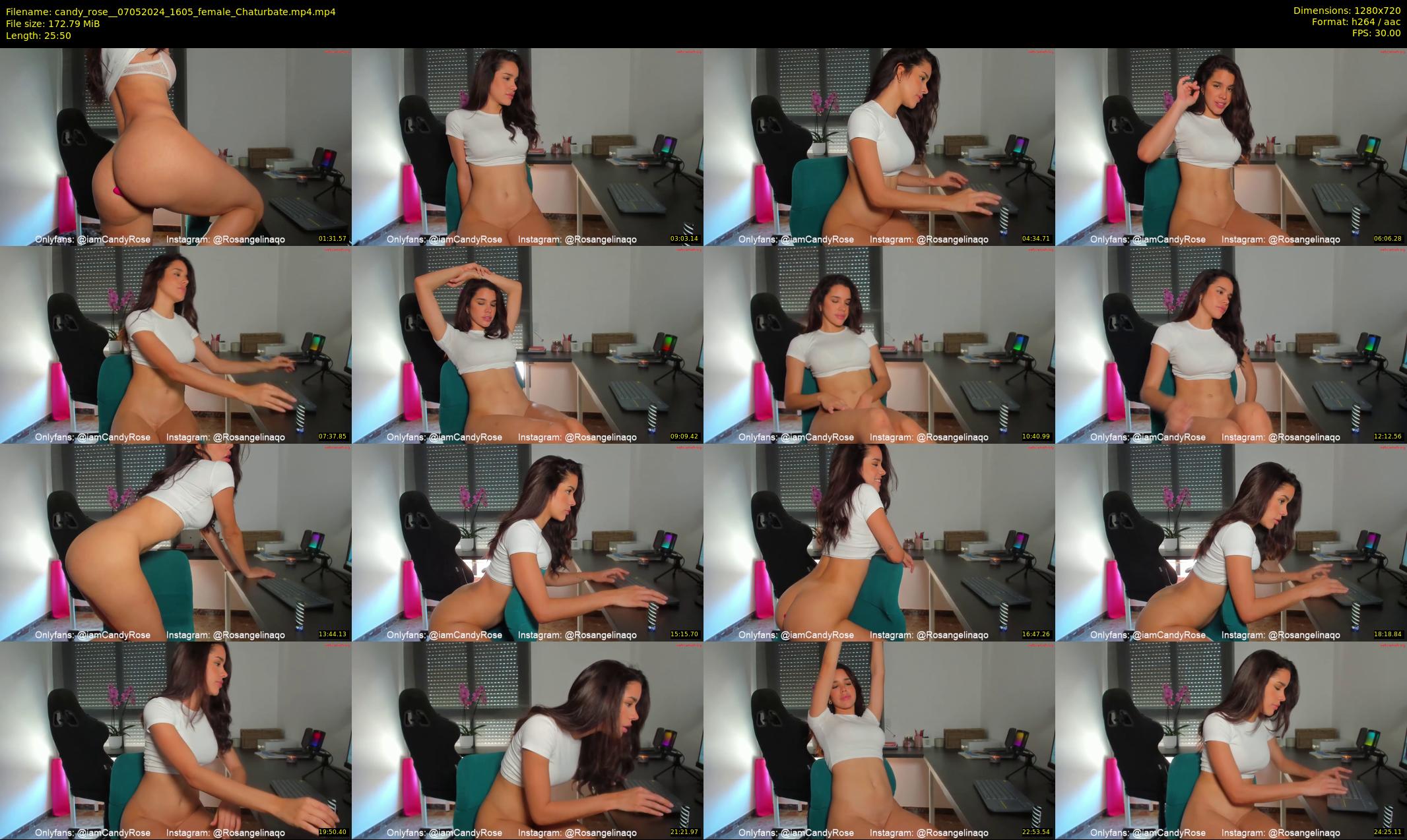 candy_rose_ — 26 minute Chaturbate female cam show recording, 720p, May 7, 2024