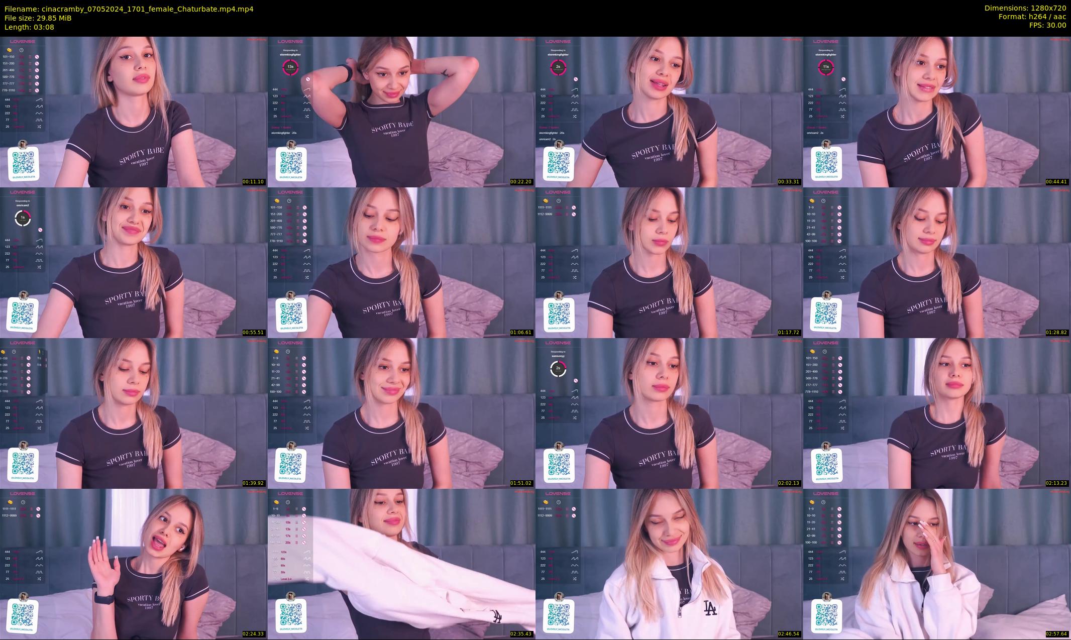 cinacramby — 4 minute Chaturbate female cam show recording, 720p, May 7, 2024