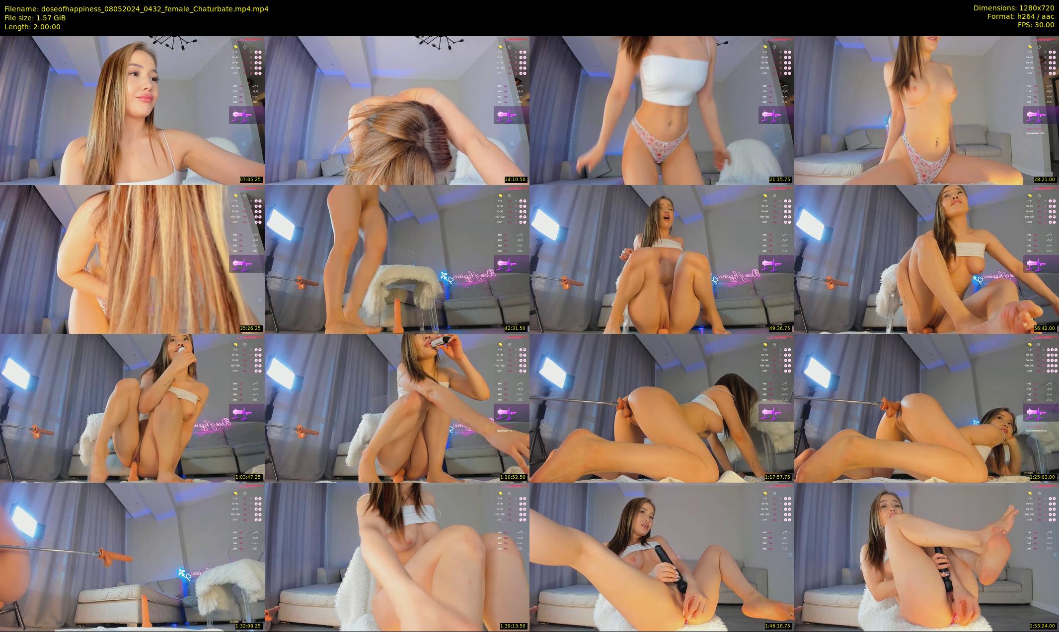 doseofhappiness — 120 minute Chaturbate female cam show recording, 720p, May 8, 2024