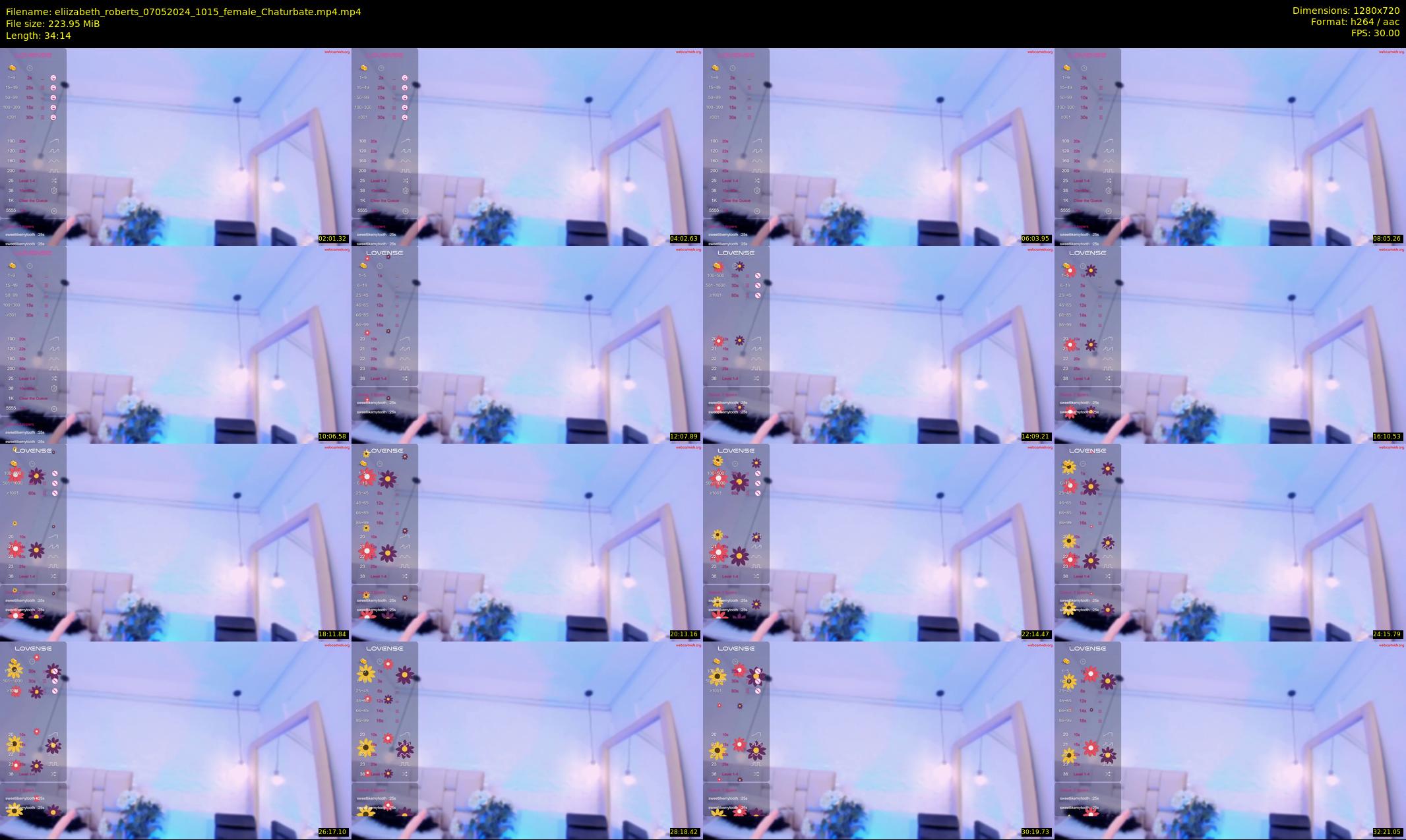 eliizabeth_roberts — 35 minute Chaturbate female cam show recording, 720p, May 7, 2024