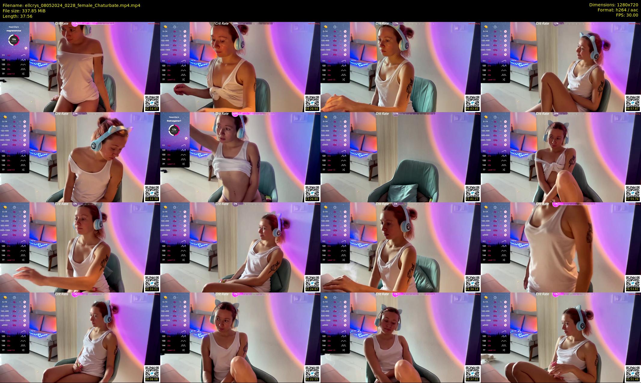 ellcrys — 38 minute Chaturbate couple cam show recording, 720p, May 8, 2024