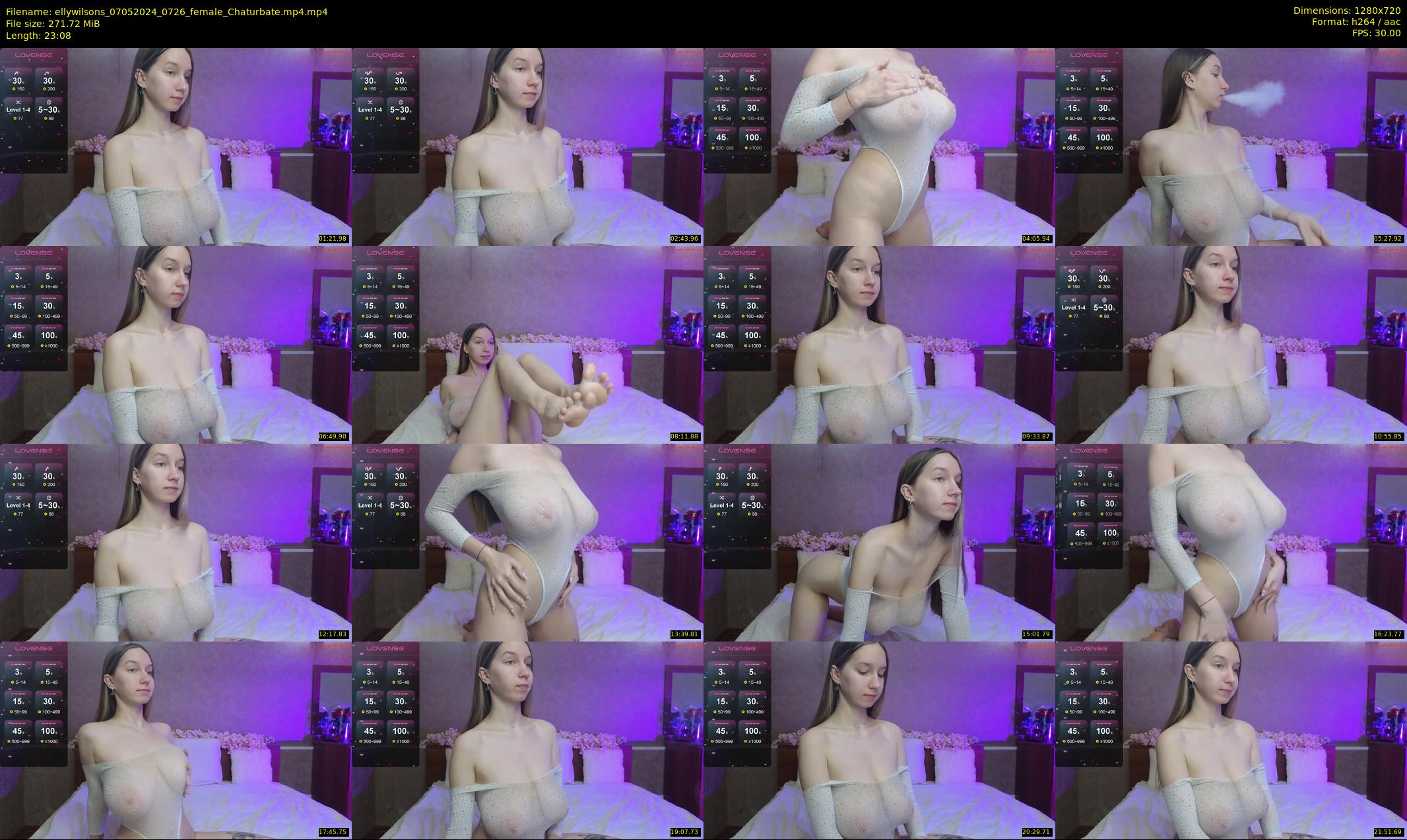 ellywilsons — 24 minute Chaturbate female cam show recording, 720p, May 7, 2024
