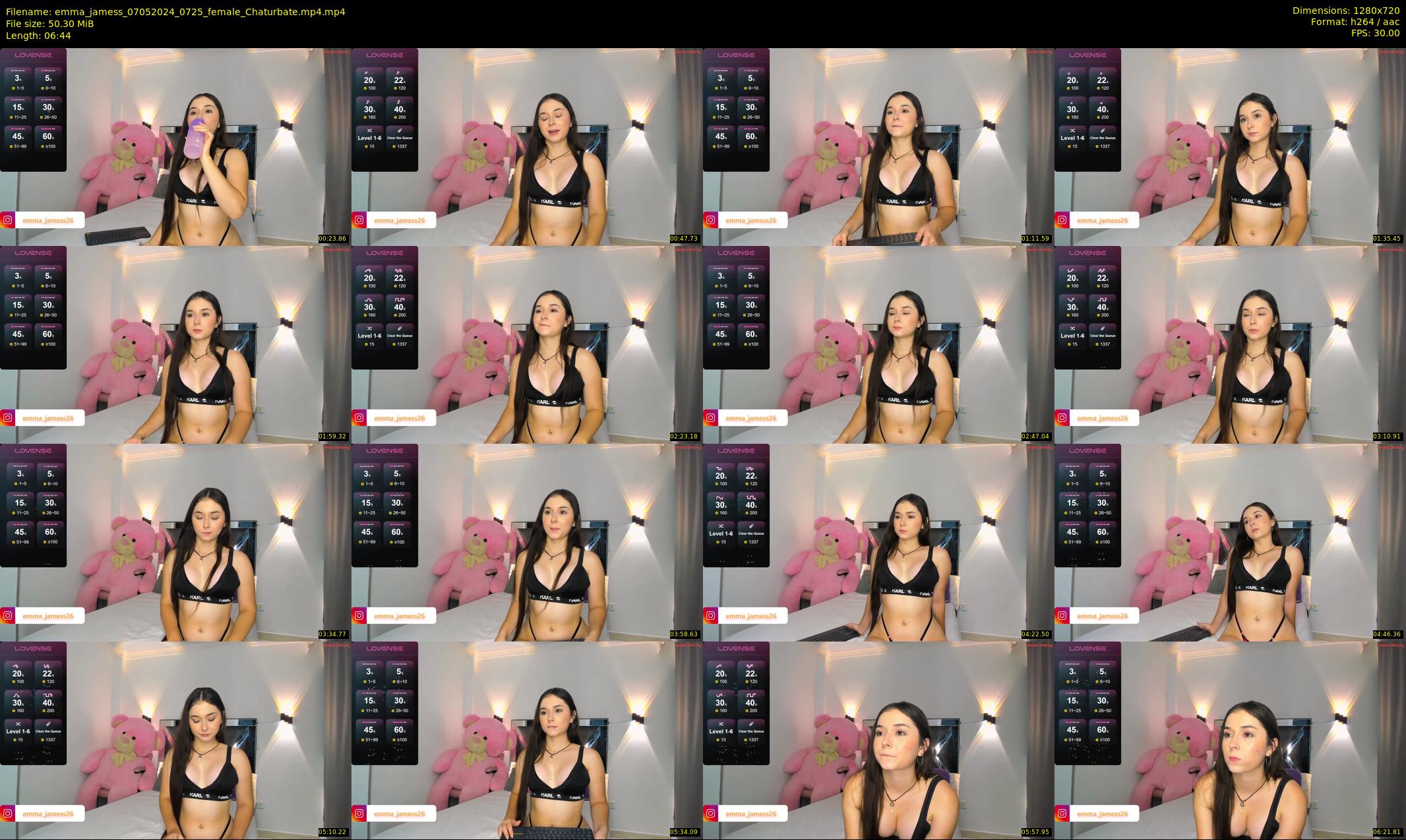 emma_jamess — 7 minute Chaturbate female cam show recording, 720p, May 7, 2024