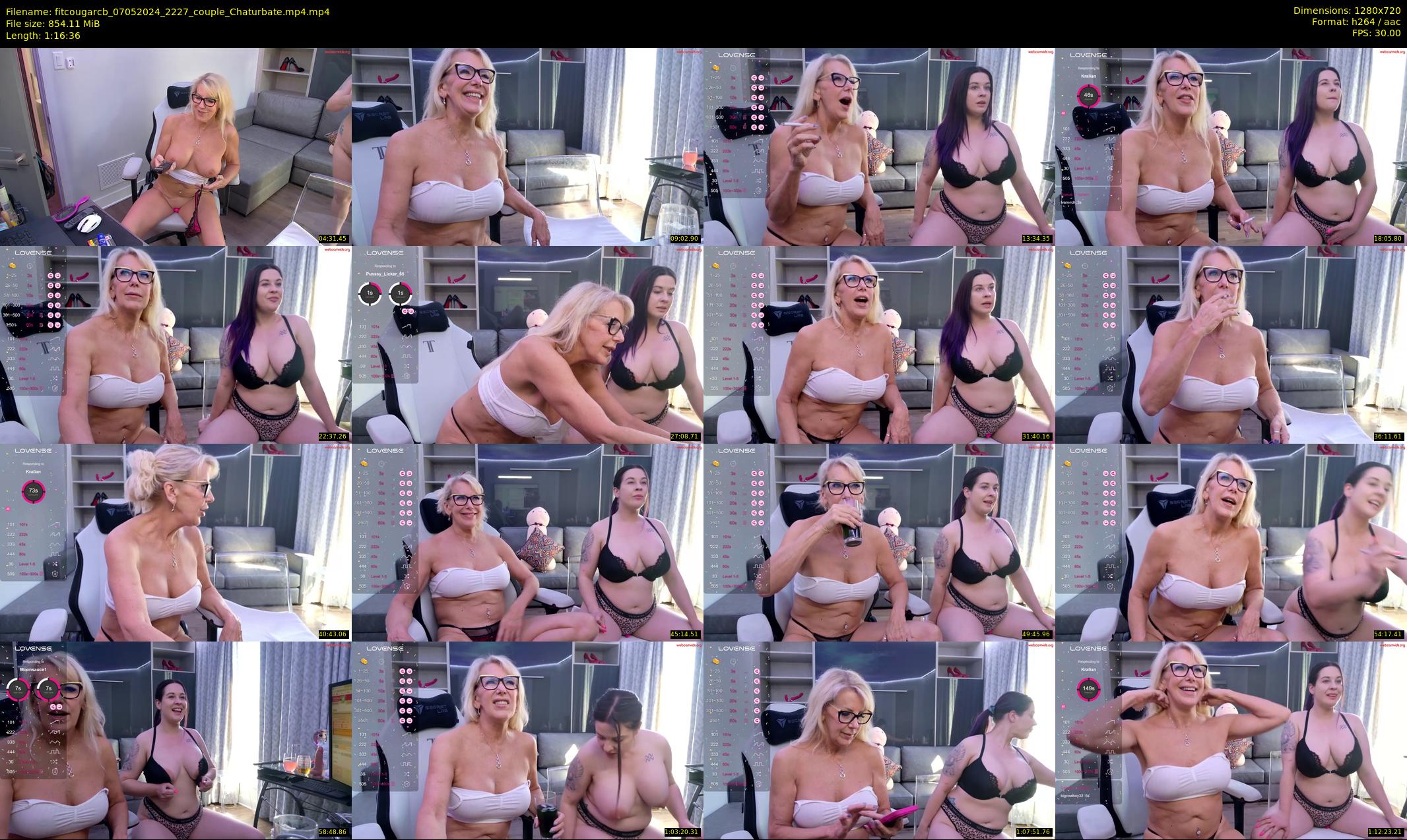 fitcougarcb — 77 minute Chaturbate female cam show recording, 720p, May 7, 2024