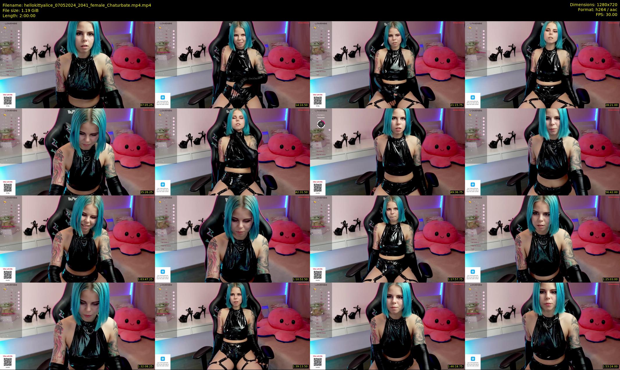 hellokittyalice — 120 minute Chaturbate female cam show recording, 720p, May 7, 2024