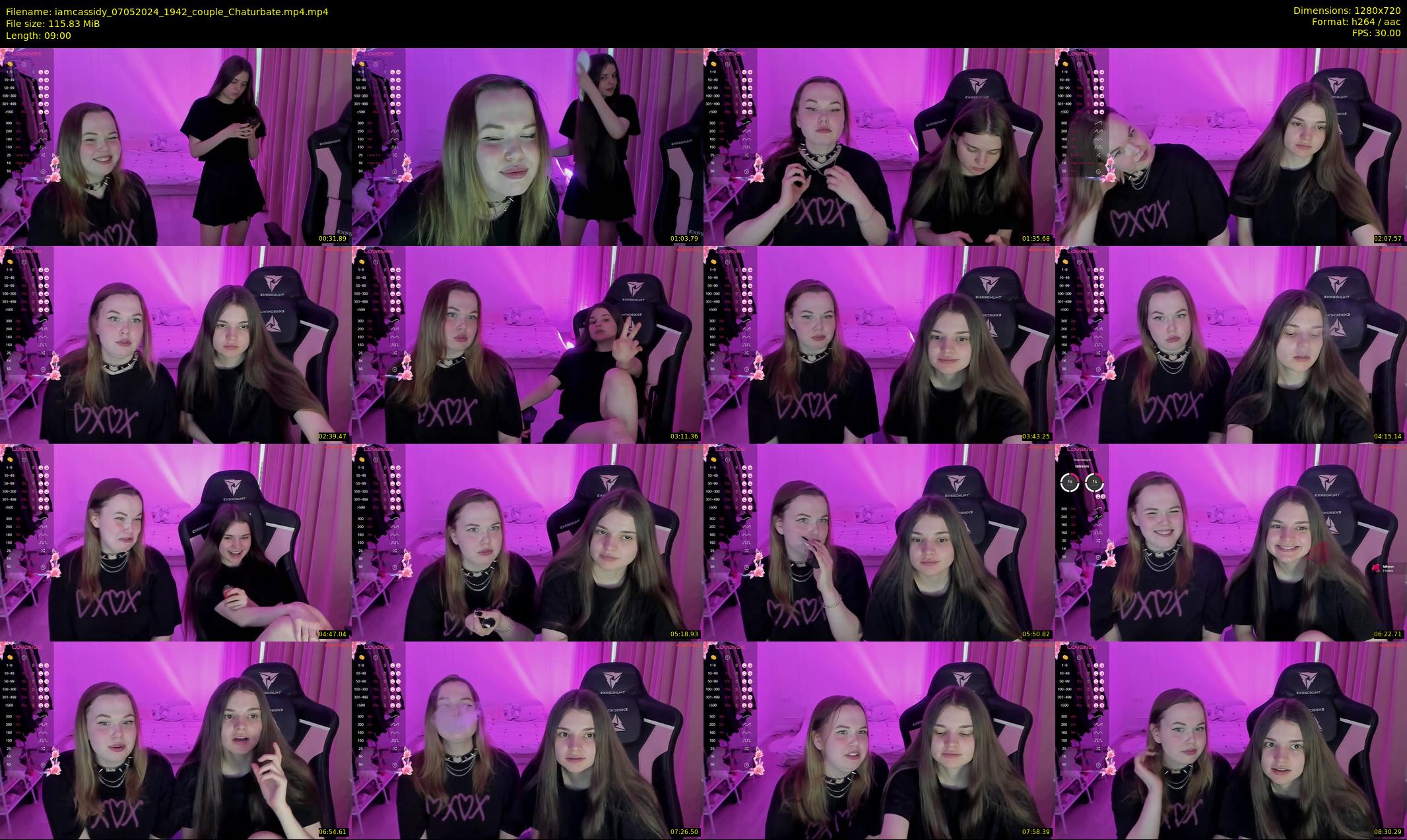 iamcassidy — 9 minute Chaturbate female cam show recording, 720p, May 7, 2024