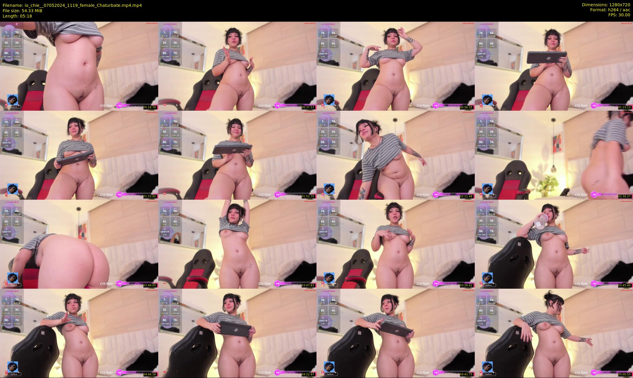 io_chie_ — 6 minute Chaturbate female cam show recording, 720p, May 7, 2024