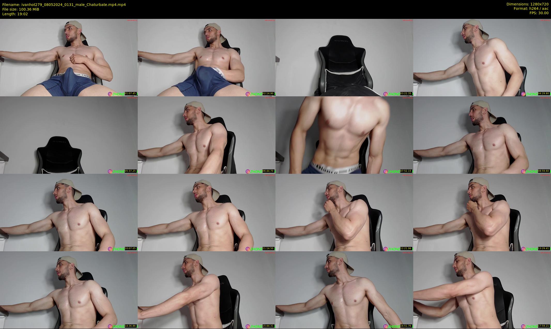 ivanhot279 — 20 minute Chaturbate male cam show recording, 720p, May 8, 2024